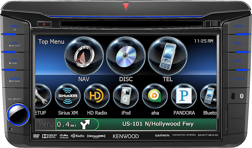 Kenwood DNX719VHD Navigation receiver — customfit replacement radio