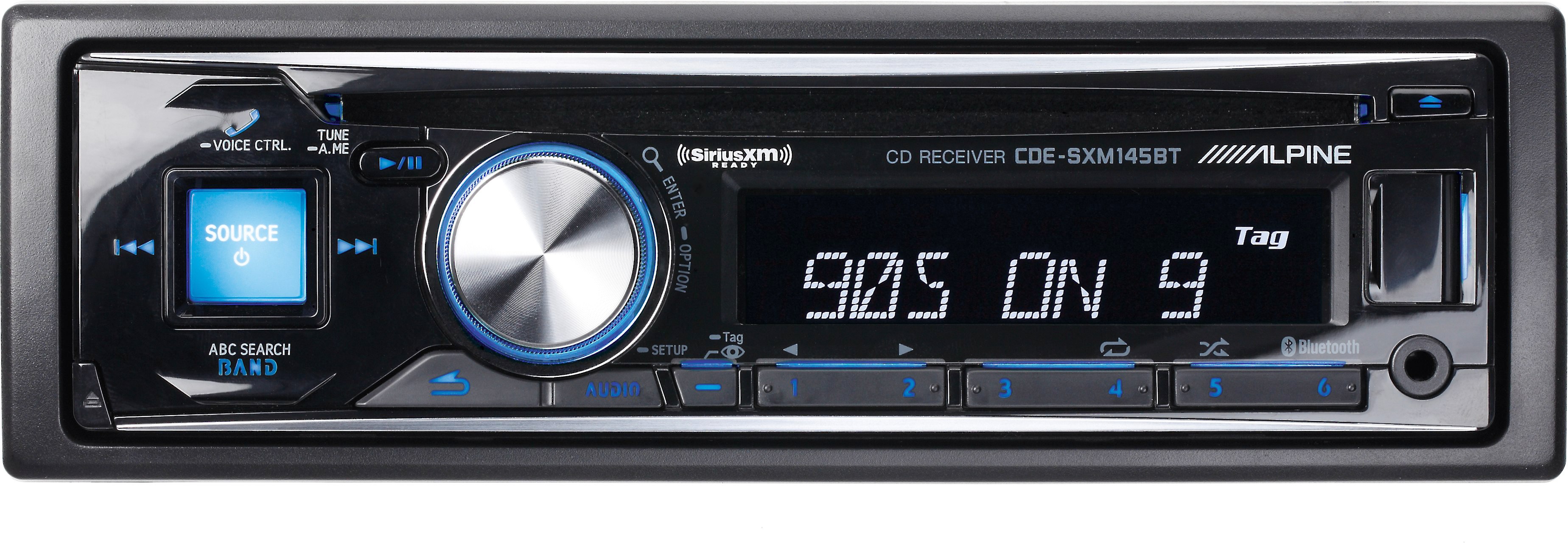Alpine Cde Sxm145bt Cd Receiver With Free Siriusxm Satellite Radio Tuner At Crutchfield