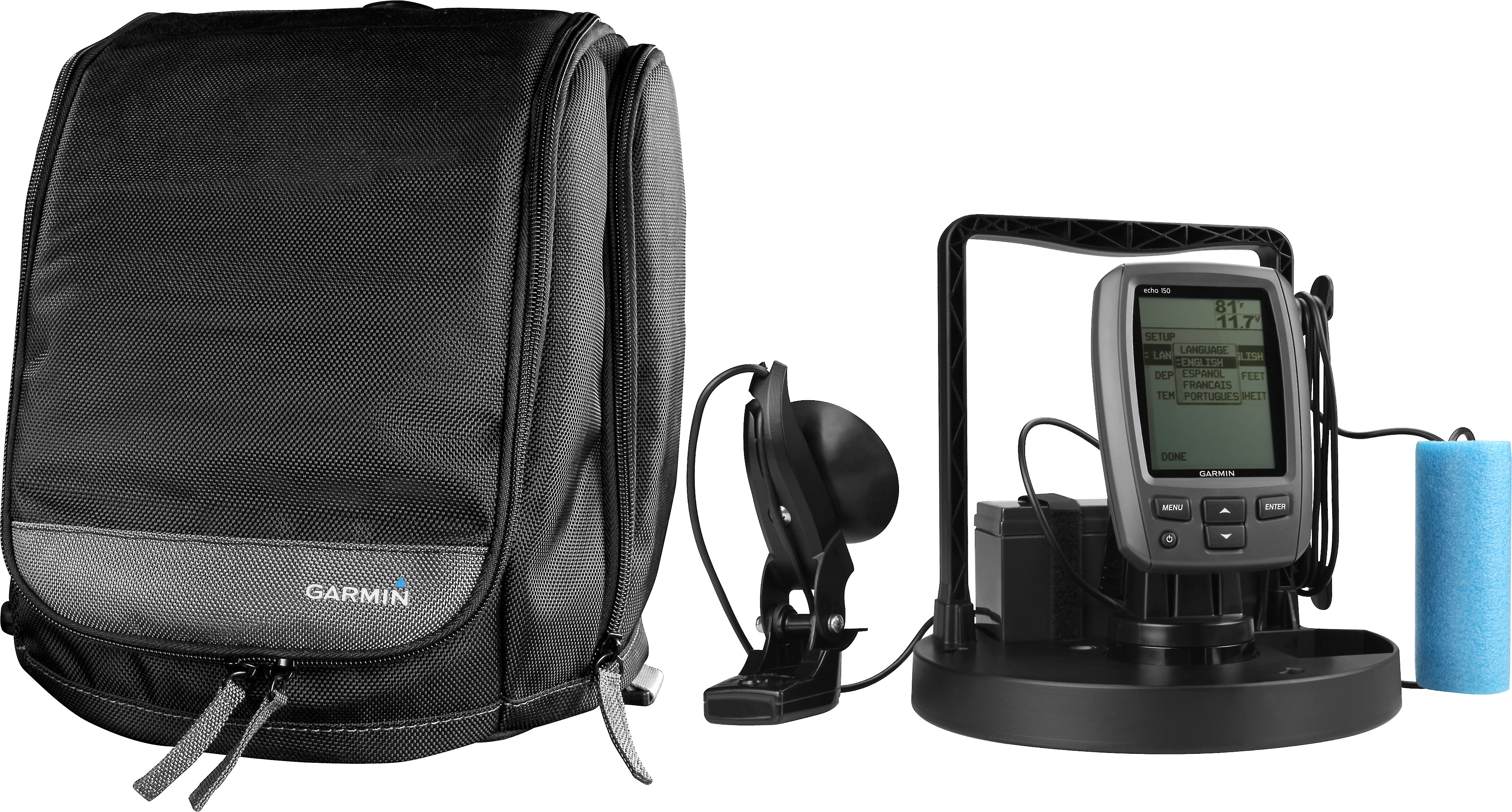 Garmin echo 150 Bundle Fishfinder with 4