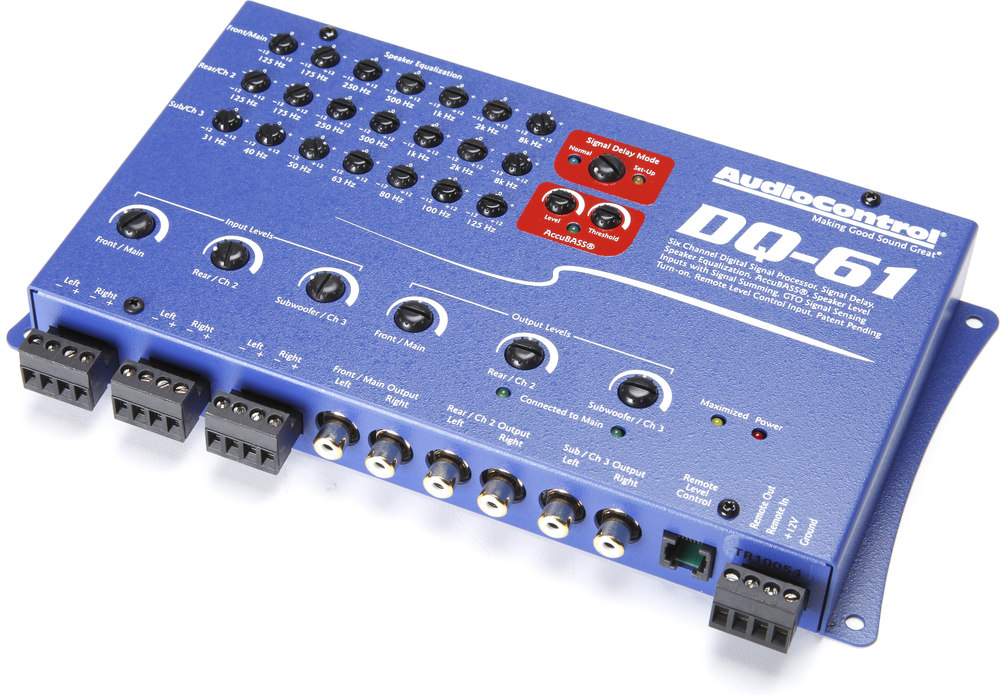 AudioControl DQ61 (Blue) Factory sound processor with equalization and