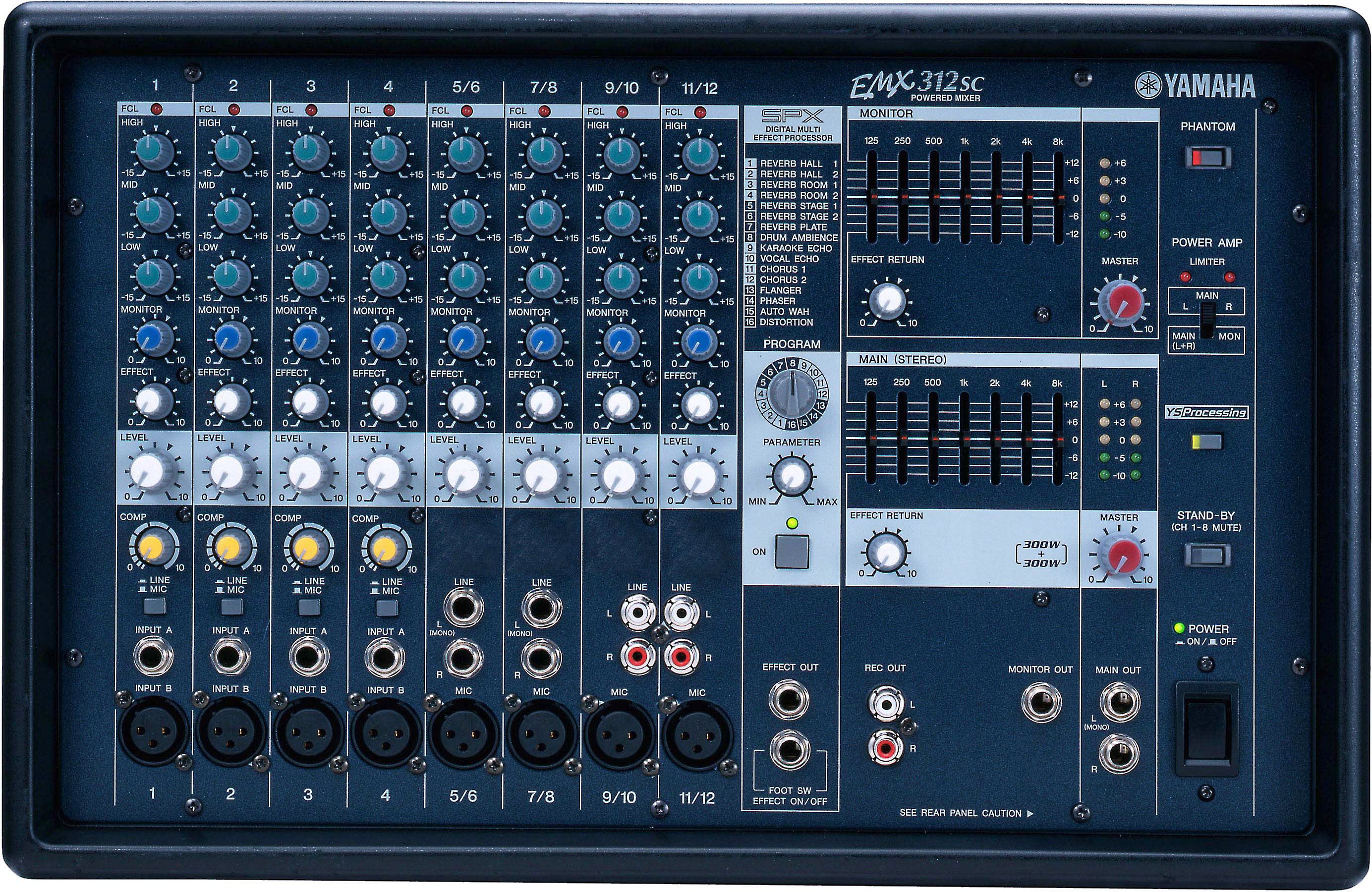 Customer Reviews: Yamaha EMX312SC 12-channel, 300-watt x 2 powered