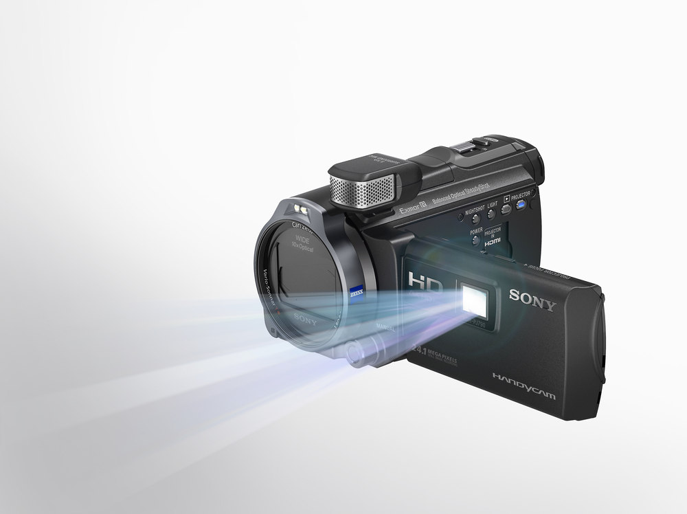 Sony HDRPJ790V Highdefinition projection camcorder with 96GB flash