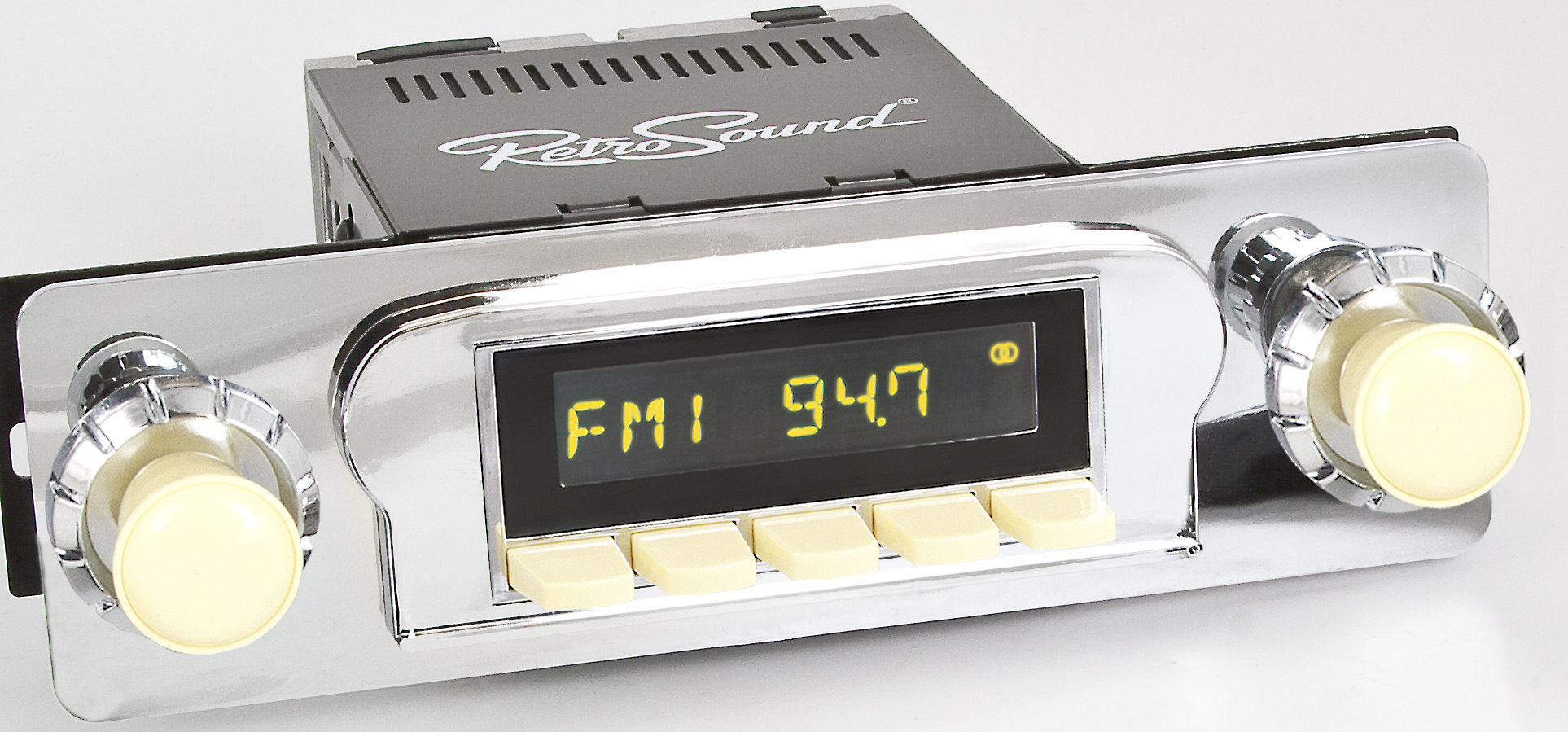 RetroSound Model Two (Ivory) Digital media receiver for classic cars