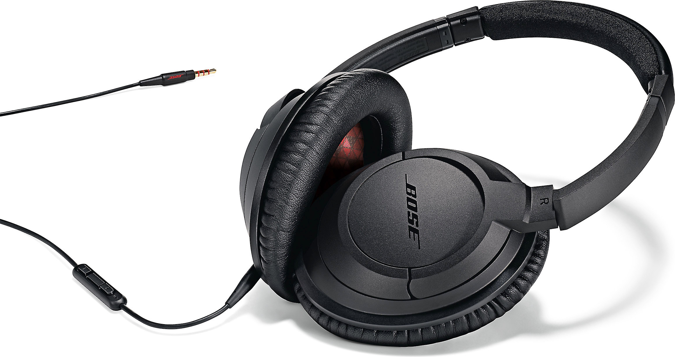 Bose Soundtrue Around Ear Headphones Black With In Line Remote And Microphone At Crutchfield