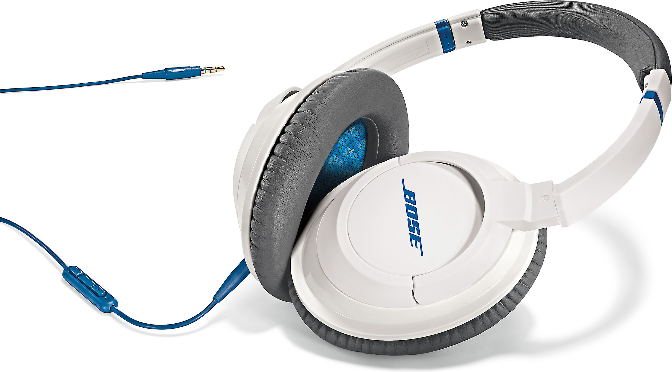 Bose Soundtrue Around Ear Headphones White With In Line Remote And Microphone At Crutchfield