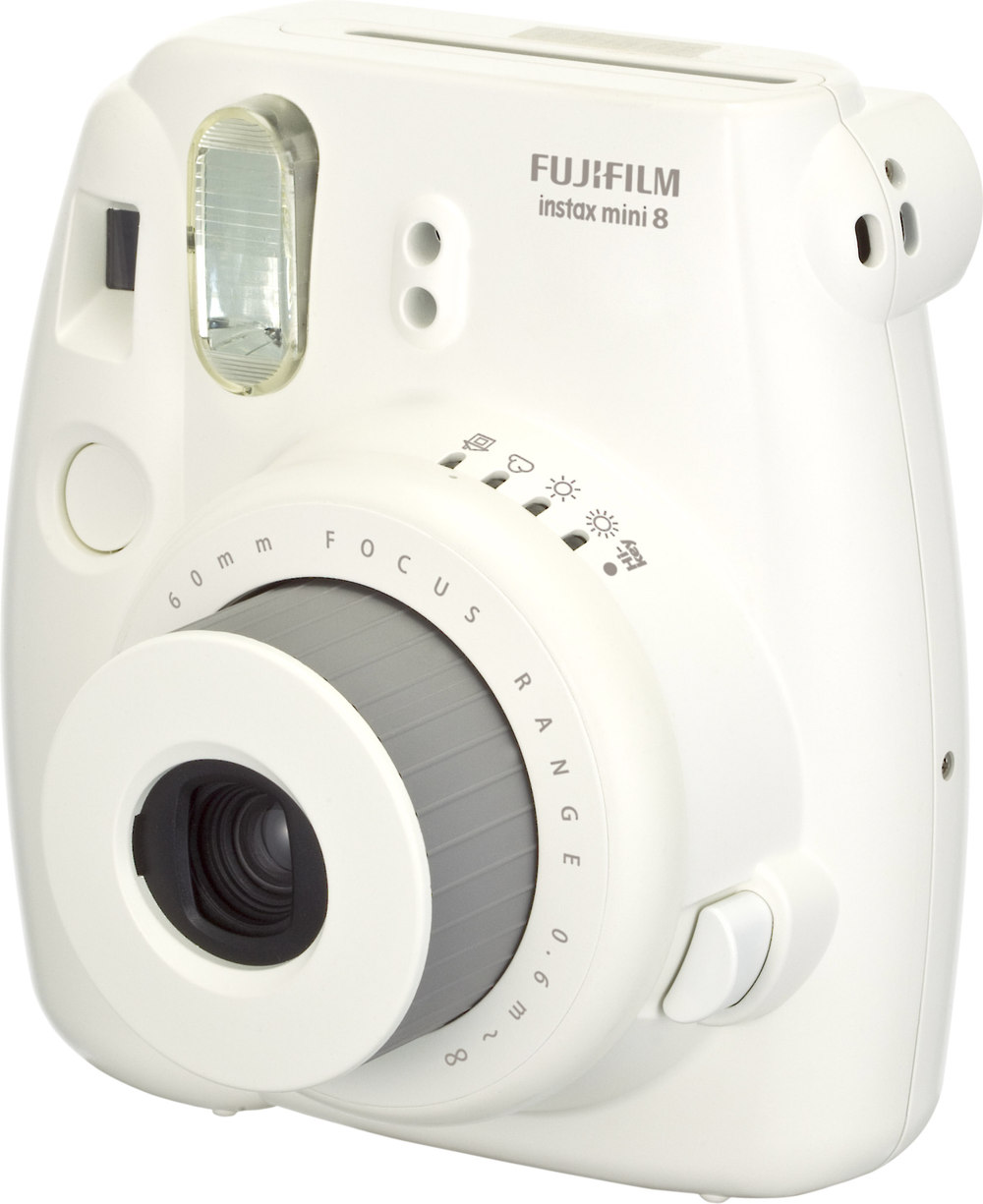 Fujifilm Instax Mini 8 (White) Compact instant camera at Crutchfield.com