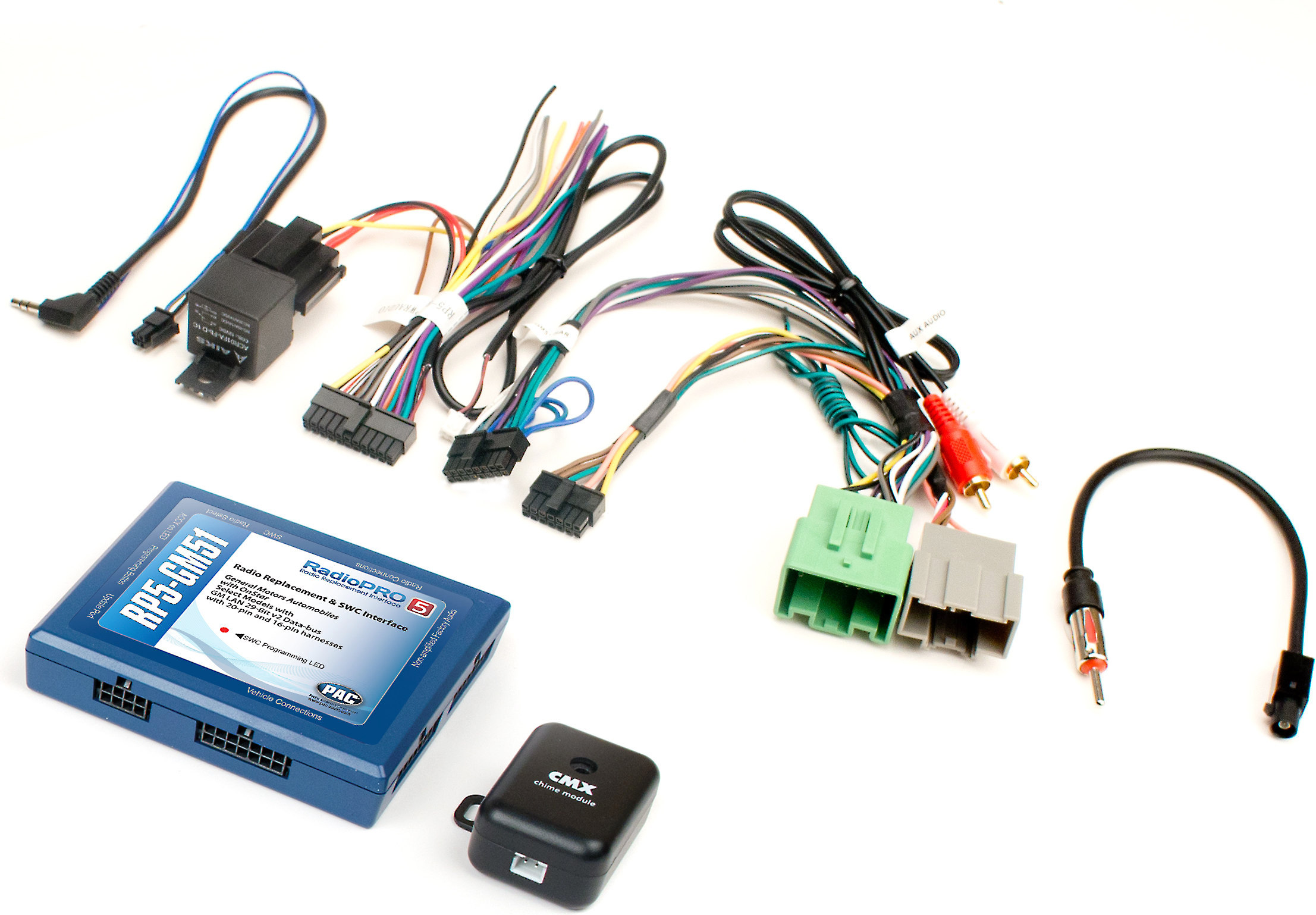 PAC RP5-GM51 Wiring Interface Connect a new car stereo and ... pac steering wheel interface wiring diagram 