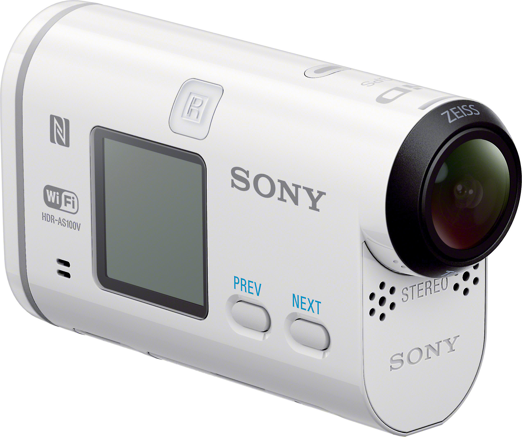 Sony HDR-AS100VR/W Splashproof action video camera with Live View ...