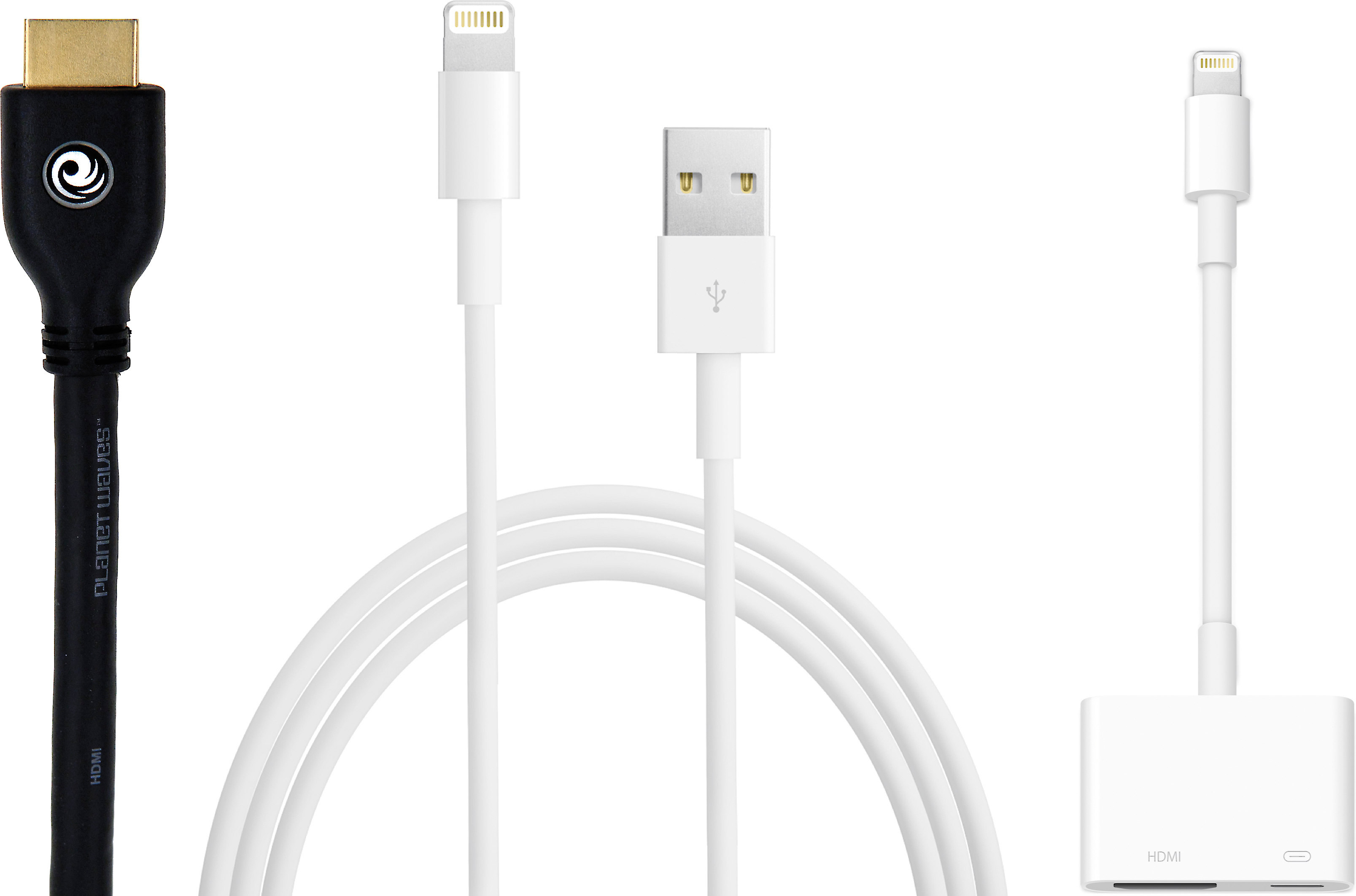 Apple Lightning™toHDMI Bundle Connect select Apple® devices to an