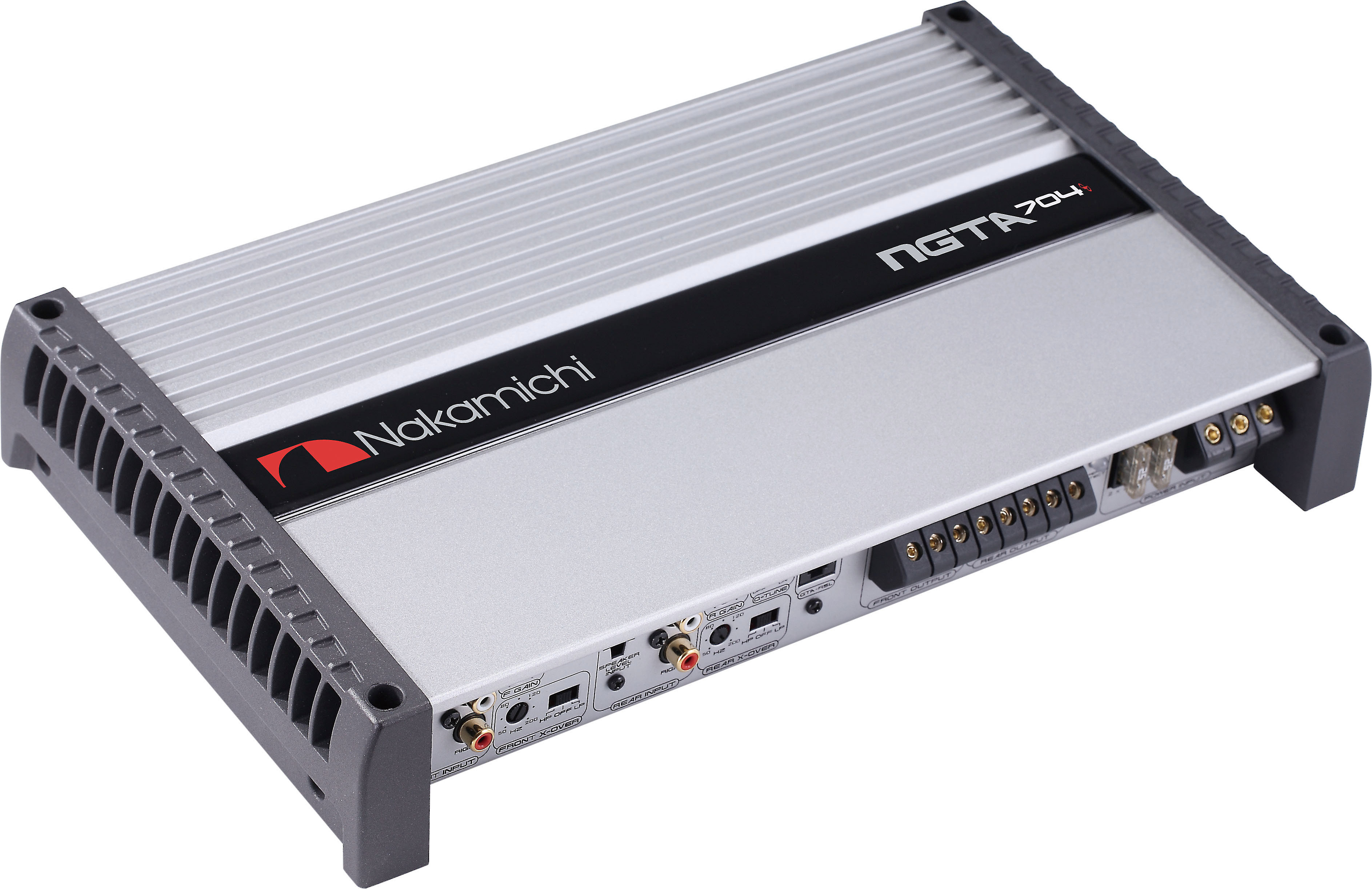 Nakamichi NGTA704 4channel car amplifier — 60 watts RMS x 4 at Crutchfield