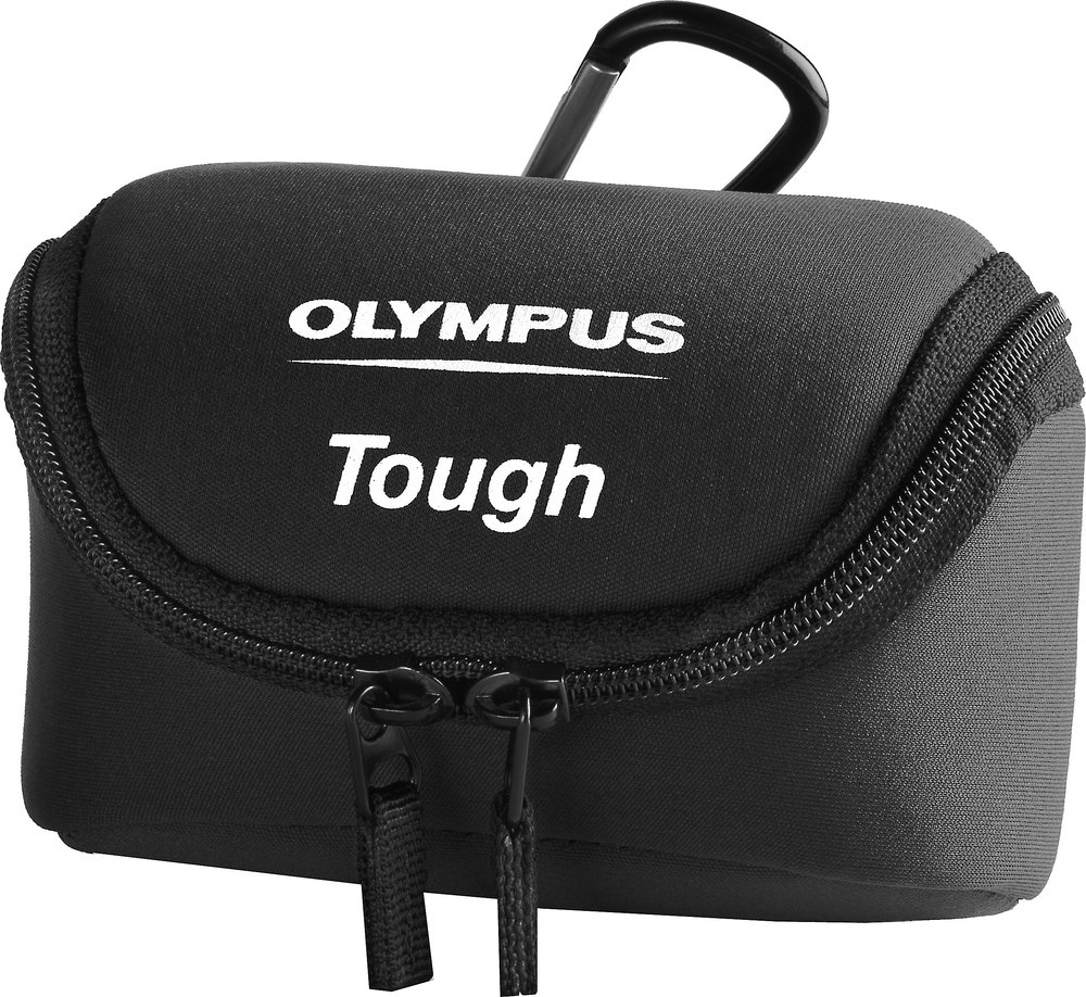 Olympus Tough Case Black weatherresistant neoprene camera case at