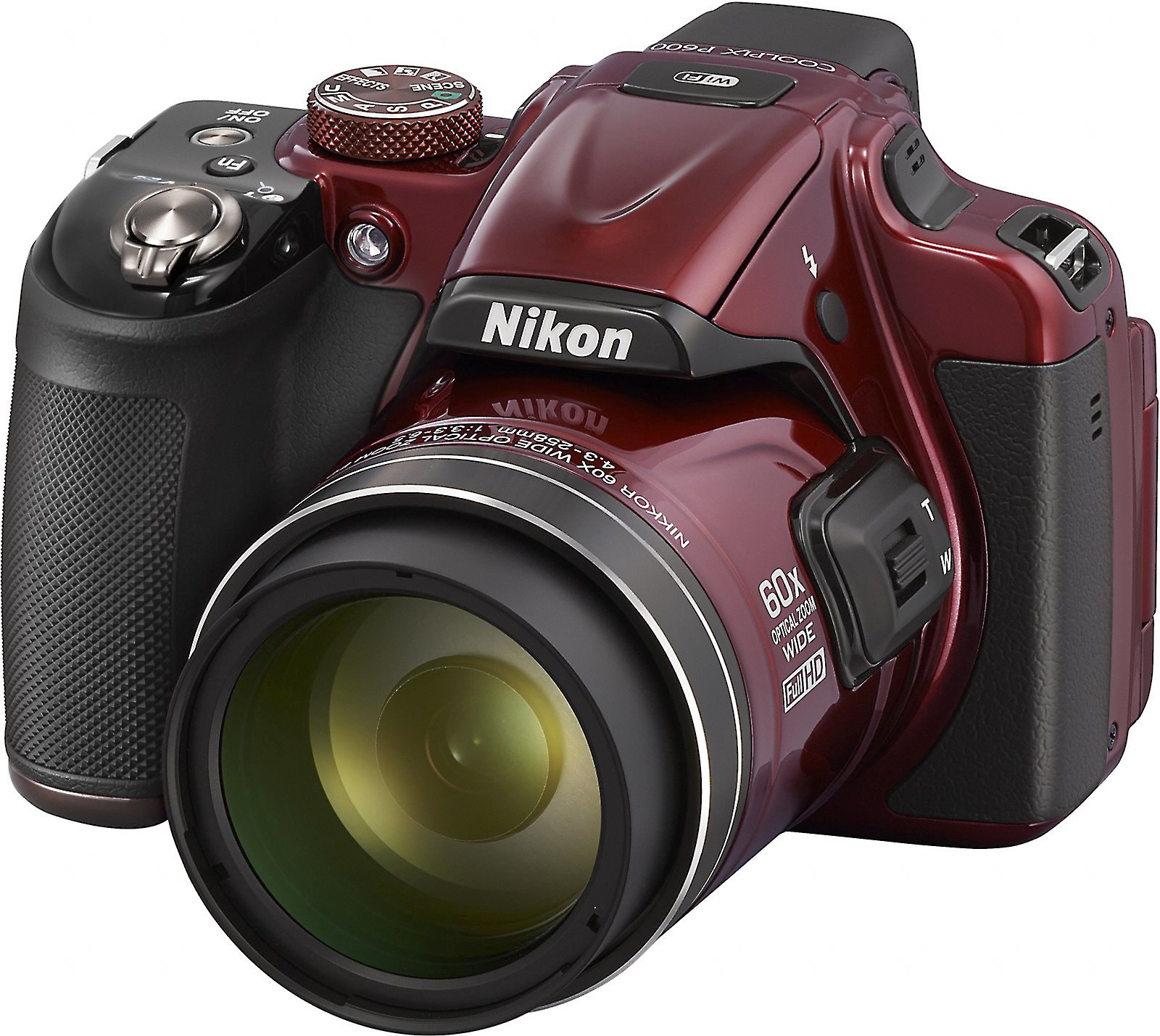 24 Nikon COOLPIX P600 レッド Amazon | Nikon デジタルカメラ P600 光学60倍 1600万画素