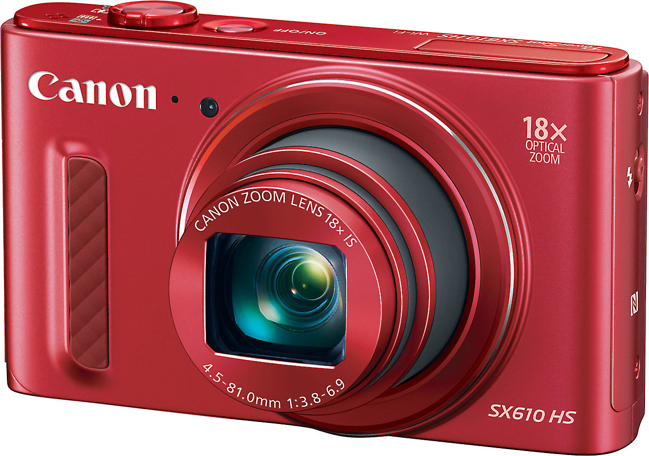 CANON　SX610HS Customer Reviews: Canon PowerShot SX610 HS (Red) 20.2-megapixel