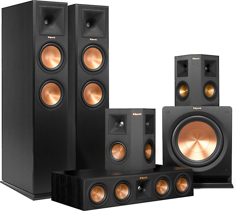 klipsch rp 7.1 home theater speaker system