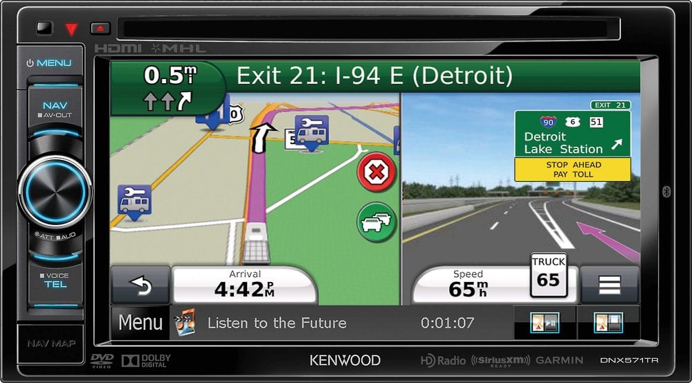 Kenwood DNX571TR Navigation receiver for truckers at