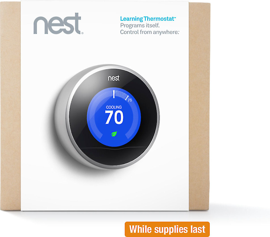 Nest Learning Thermostat, 2nd Generation Smart remotecontrolled