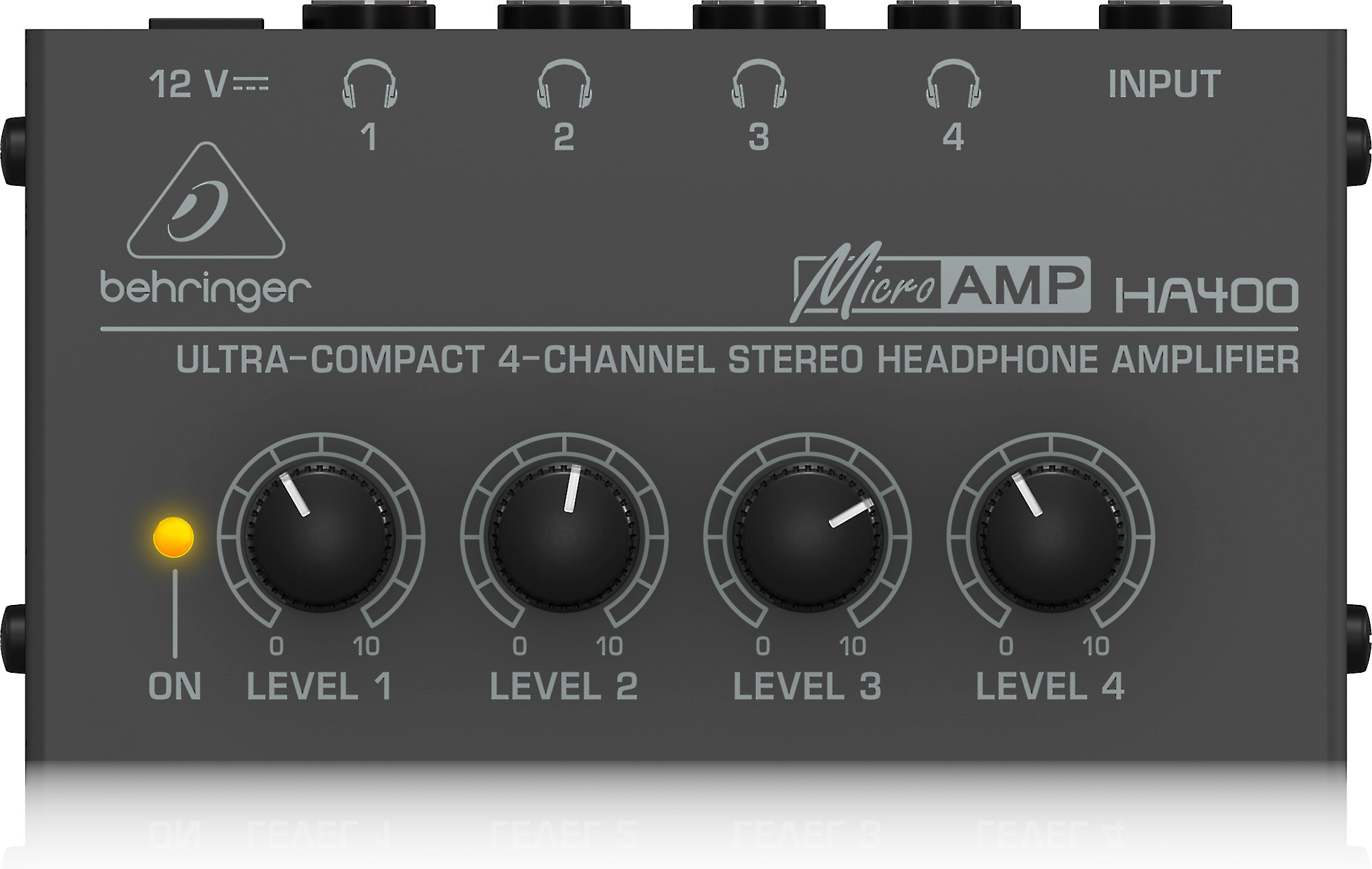 Behringer Microamp Ha400 4 Channel Stereo Headphone Amplifier At Crutchfield