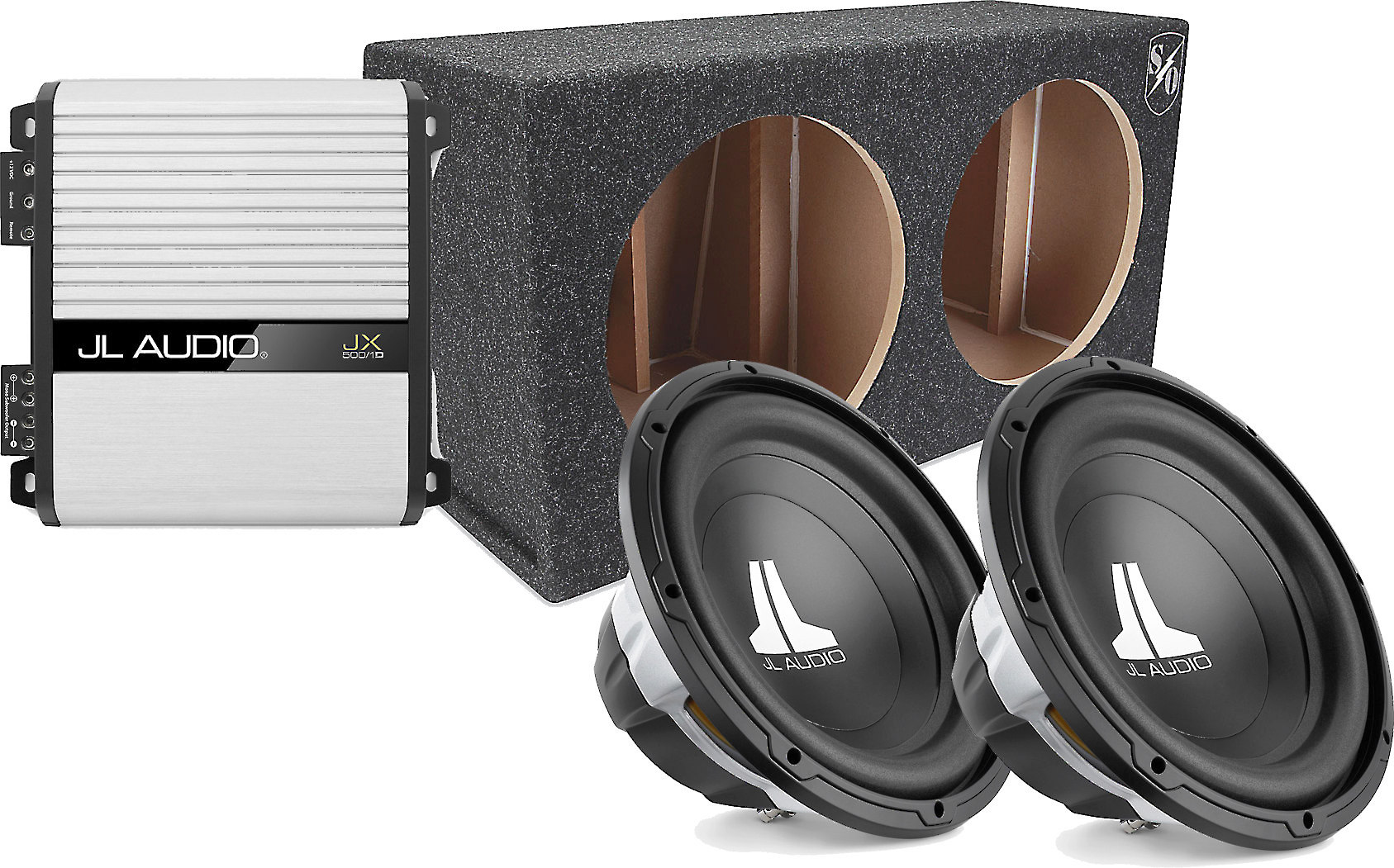 JL Audio 500-Watt Bass Package Includes 