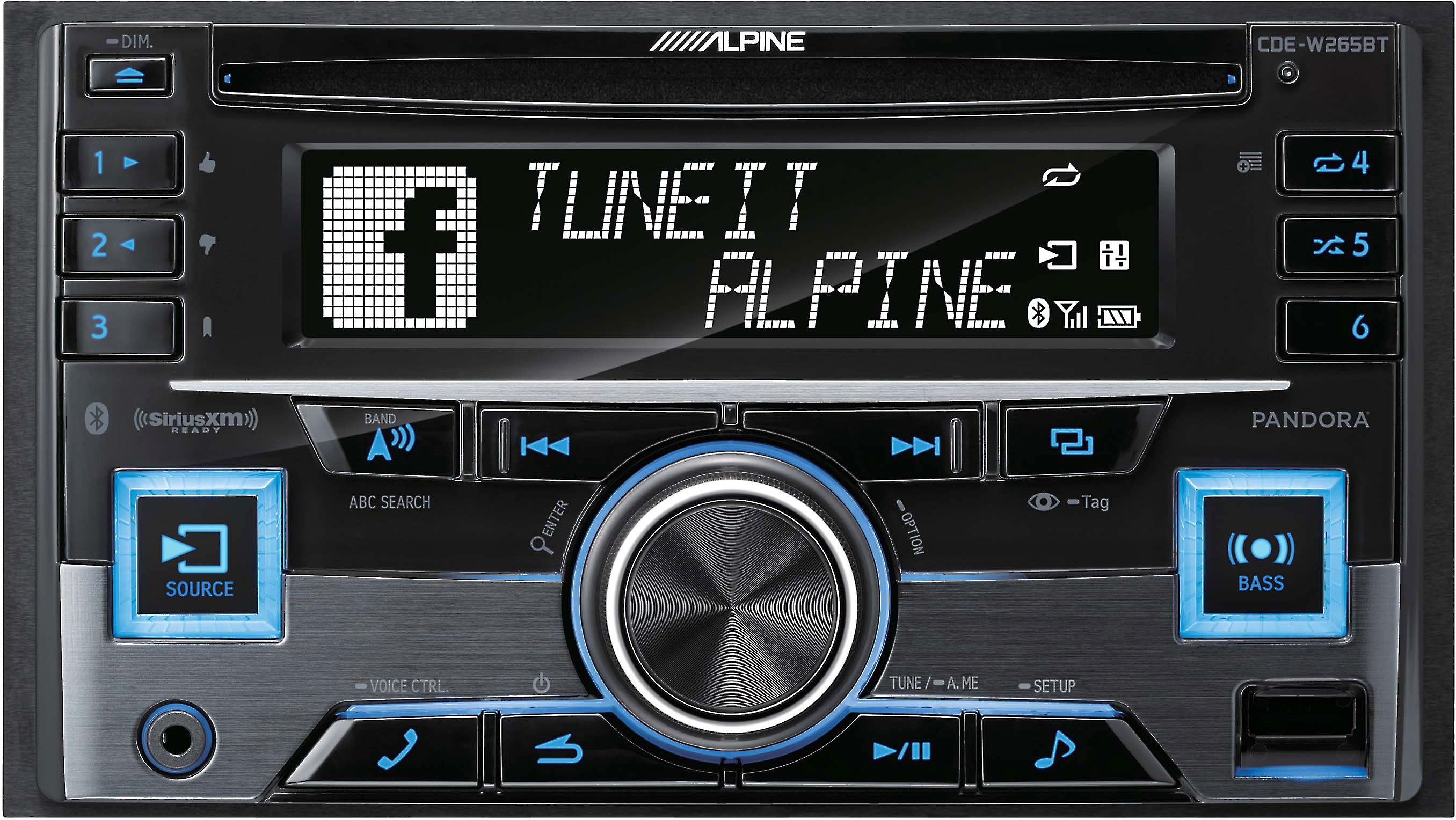 Alpine CDEW265BT CD receiver at Crutchfield