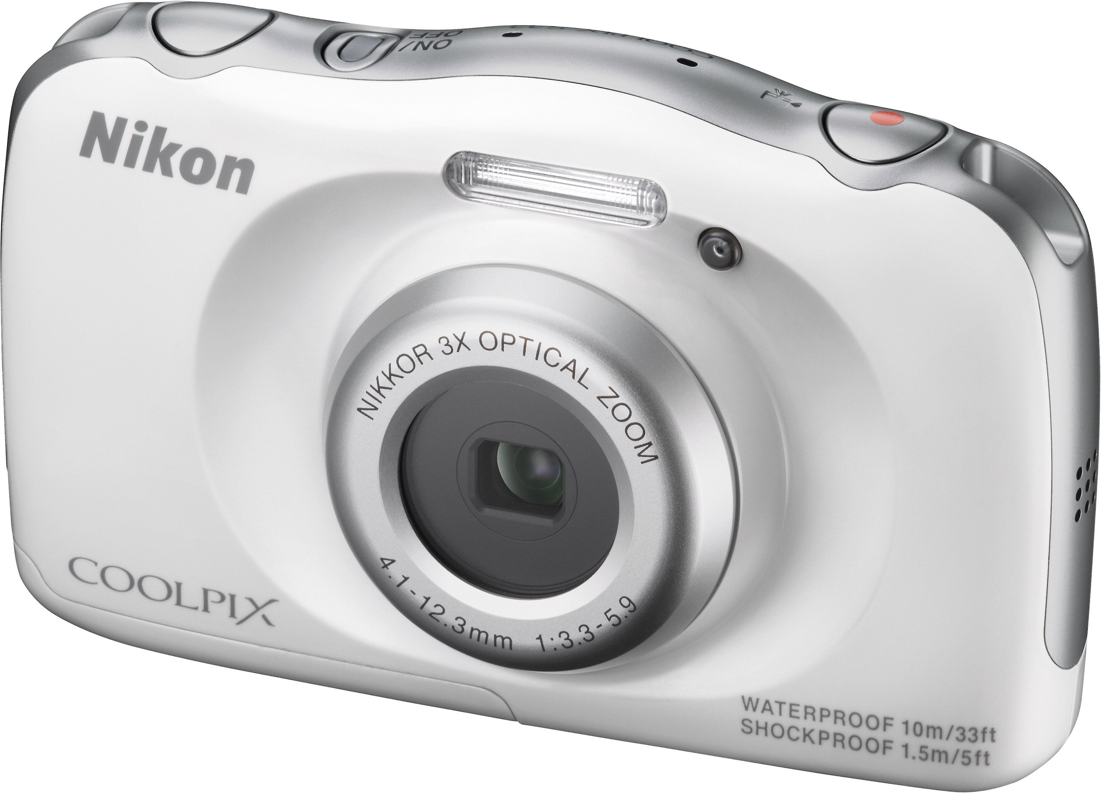 Customer Reviews: Nikon Coolpix S33 (White) 13.2-megapixel