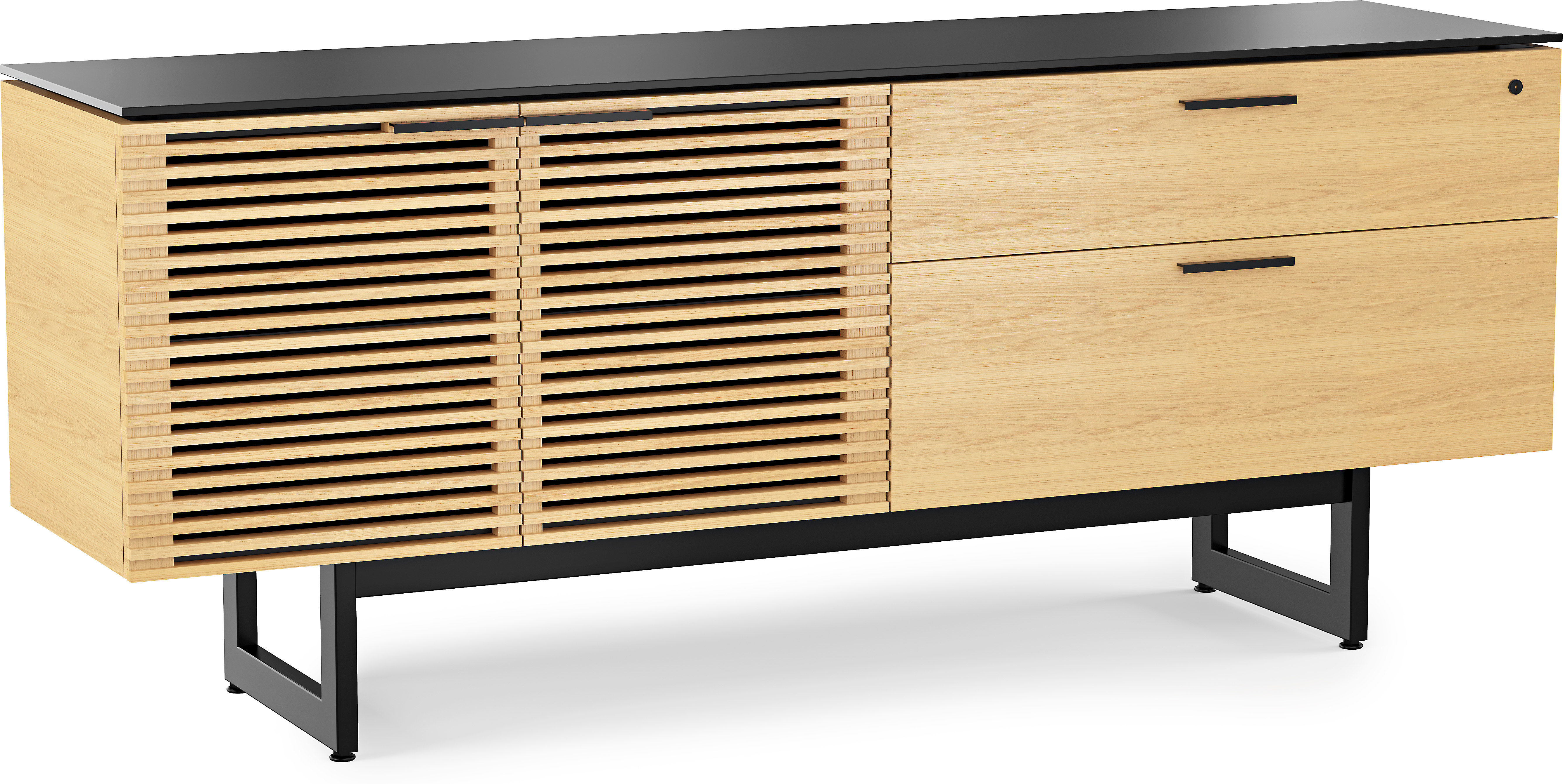 Bdi Corridor 6529 White Oak Office Credenza At Crutchfield