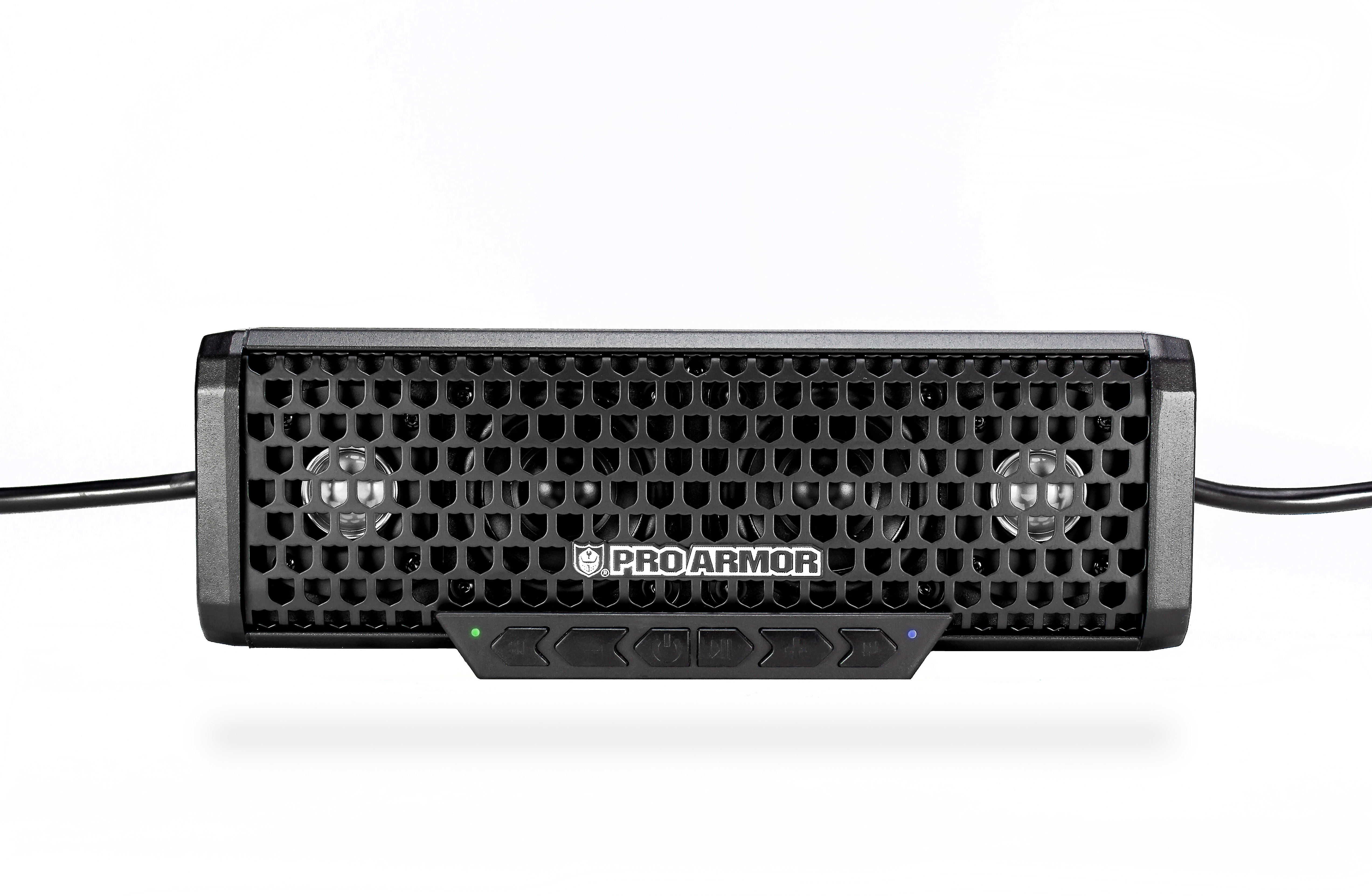 pro armor 4 speaker bluetooth sound bar system