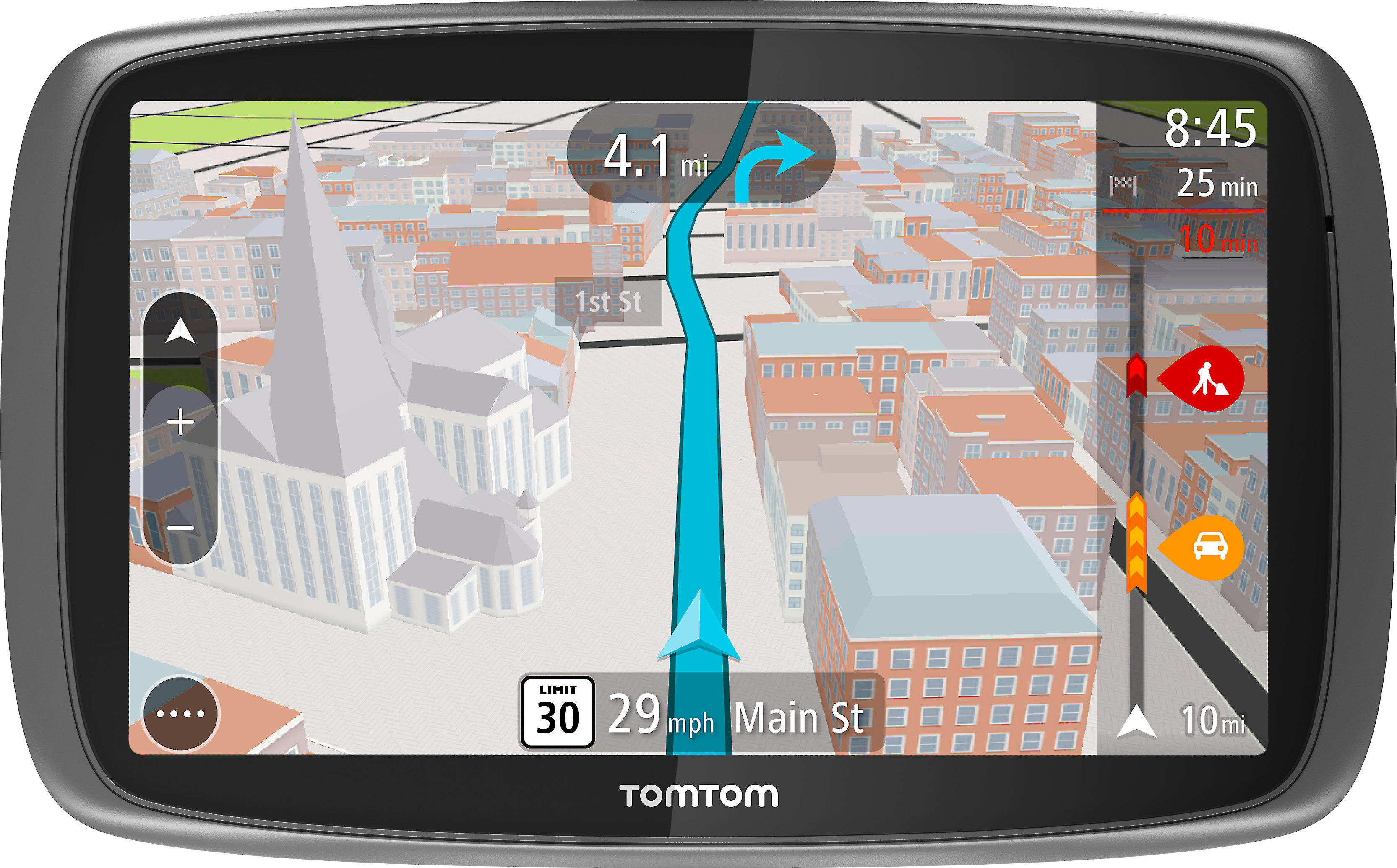 TomTom GO 600 Portable Navigator With 6" Display, Plus Free Lifetime ...