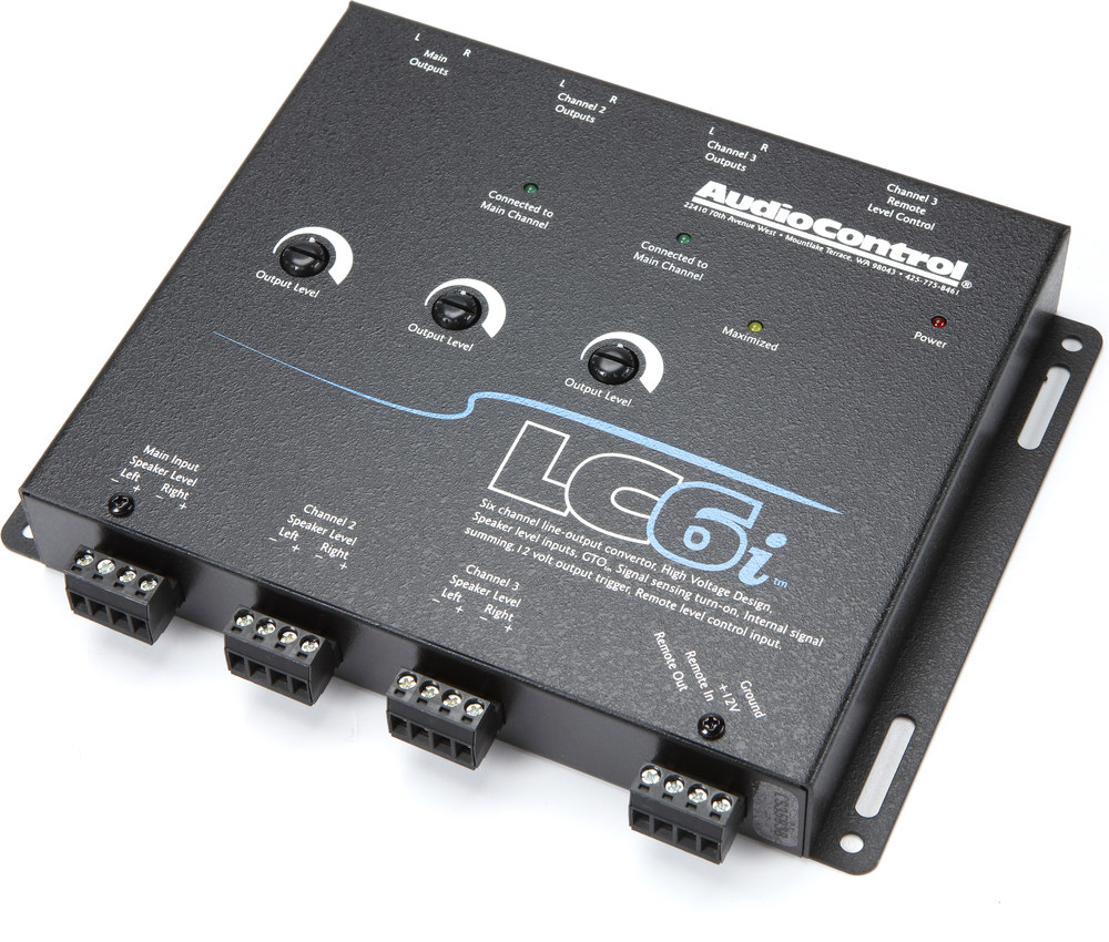 AudioControl LC6i (Black) 6channel line output converter