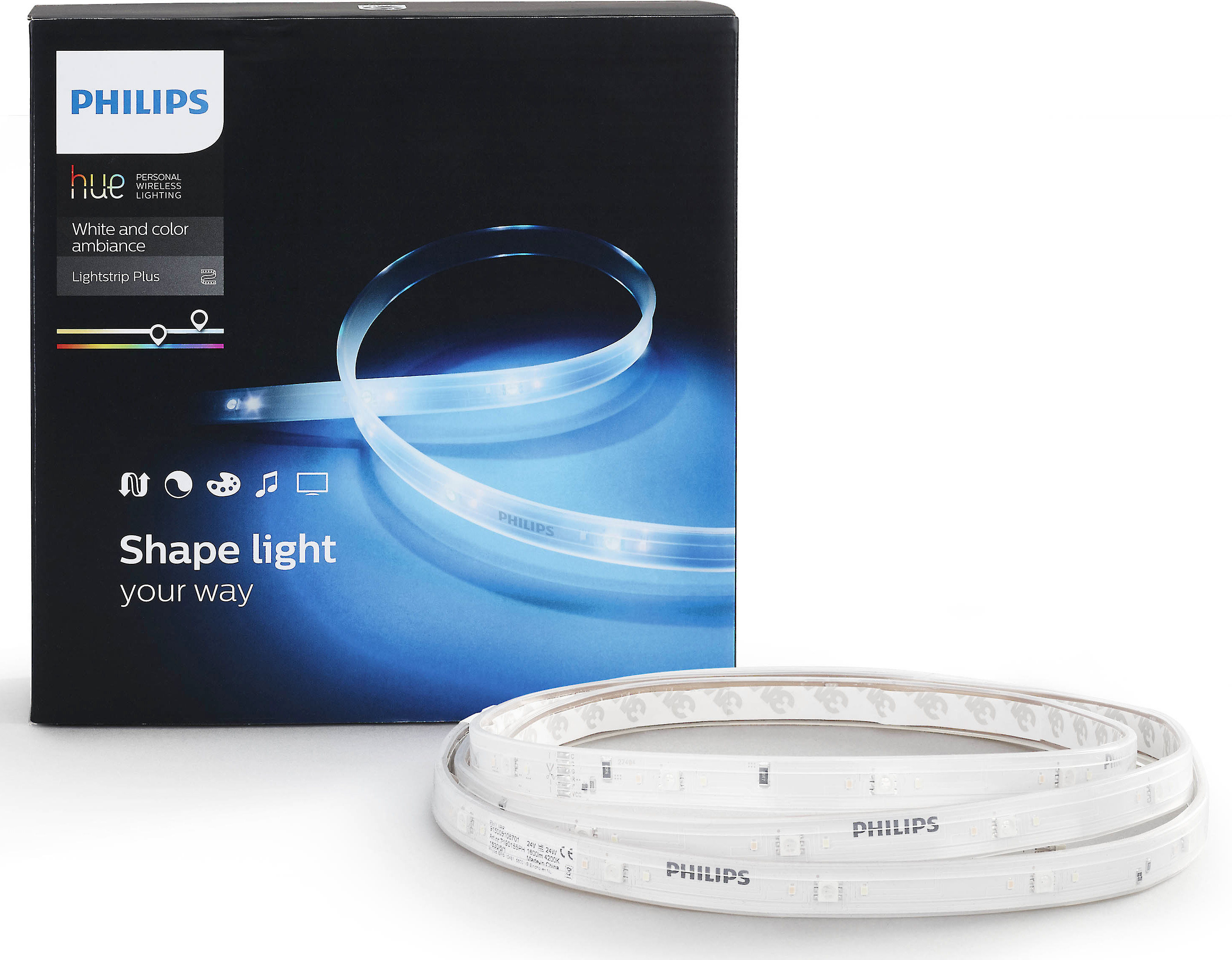 The New Philips Hue Lightstrip Mounts To Your Tv And Syncs