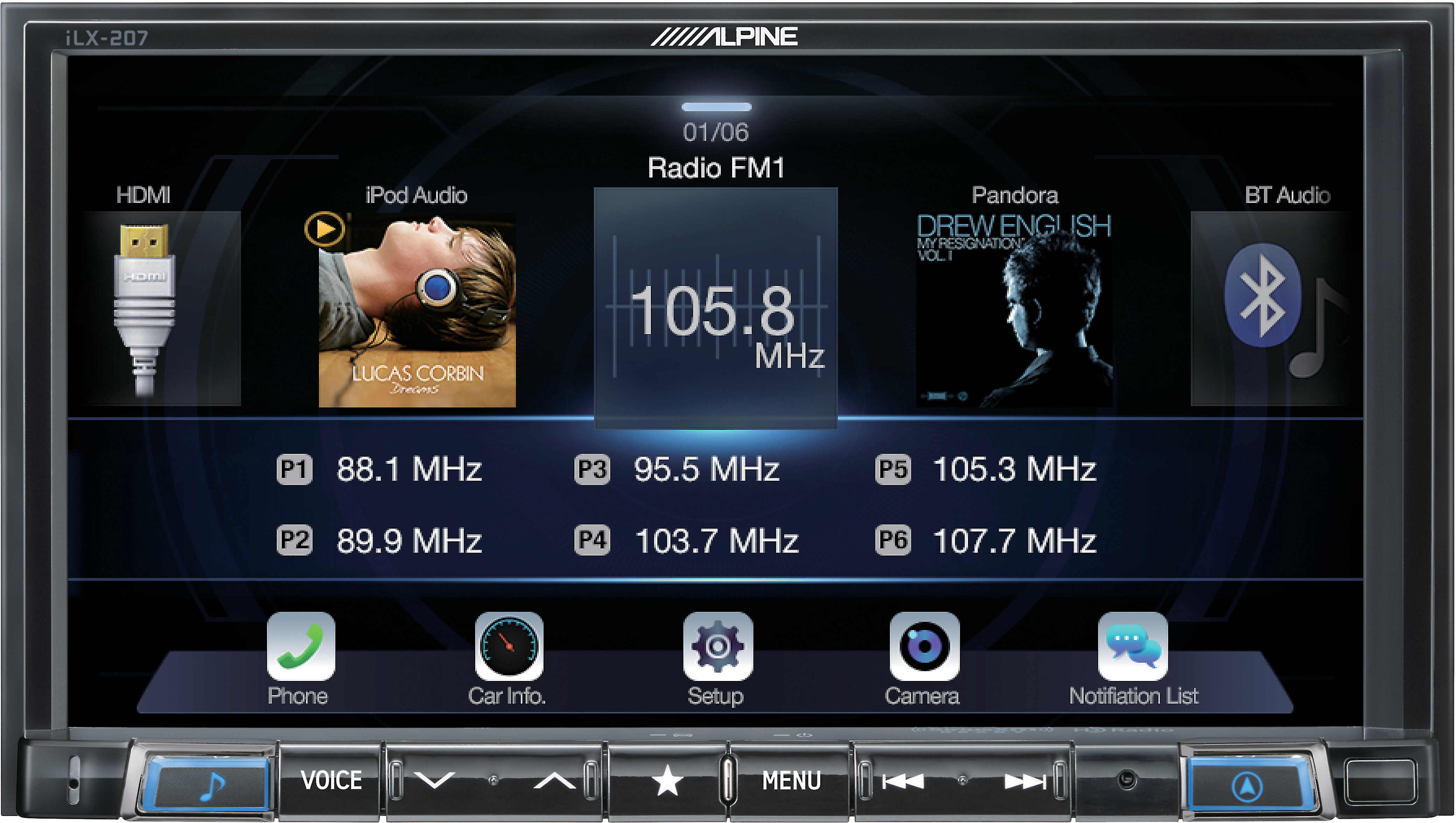 Customer Reviews: Alpine iLX-207 Digital multimedia receiver with Android  Auto™ and Apple CarPlay® (does not play CDs) at Crutchfield