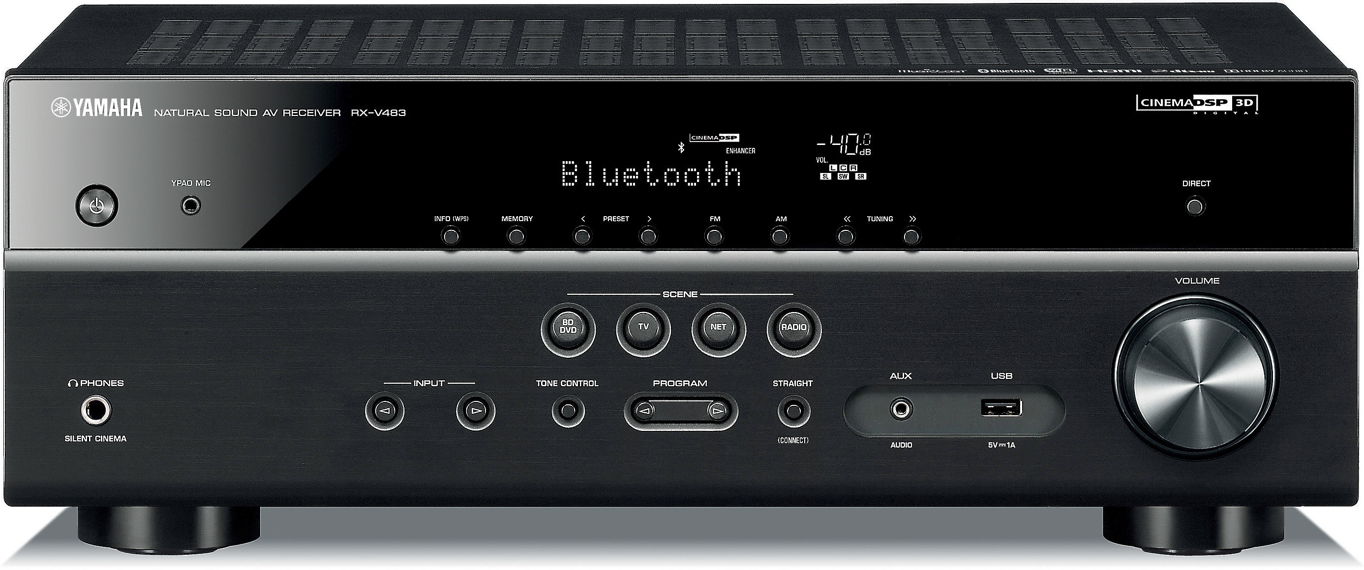 Customer Reviews: Yamaha RX-V483 5.1-channel home theater receiver