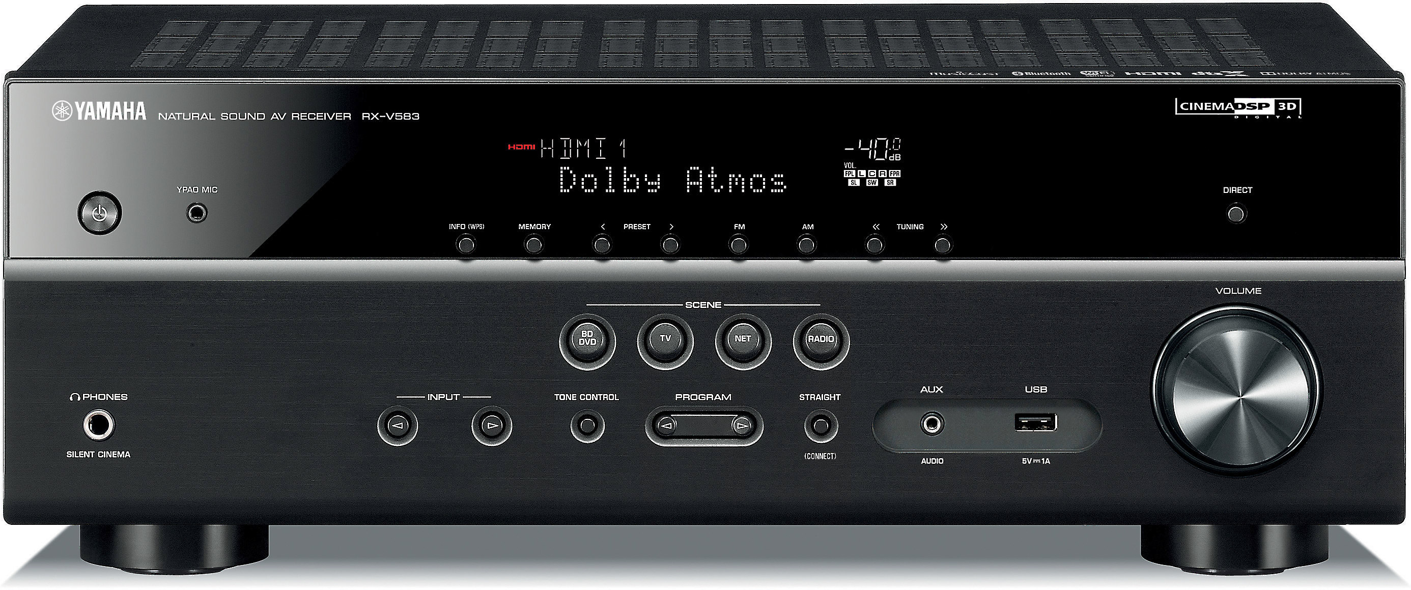 Customer Reviews: Yamaha RX-V583 7.2-channel home theater receiver