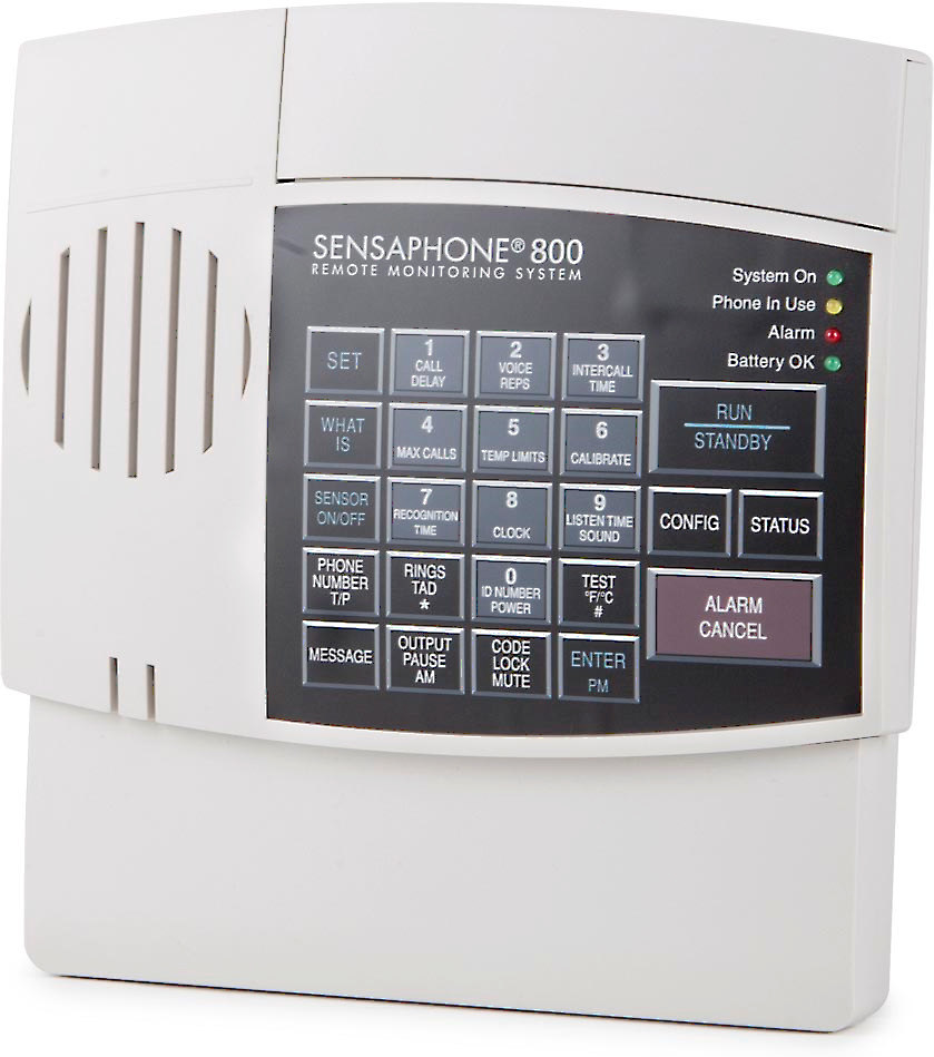 Sensaphone® Model 800 (White) Remote monitoring system for your home or