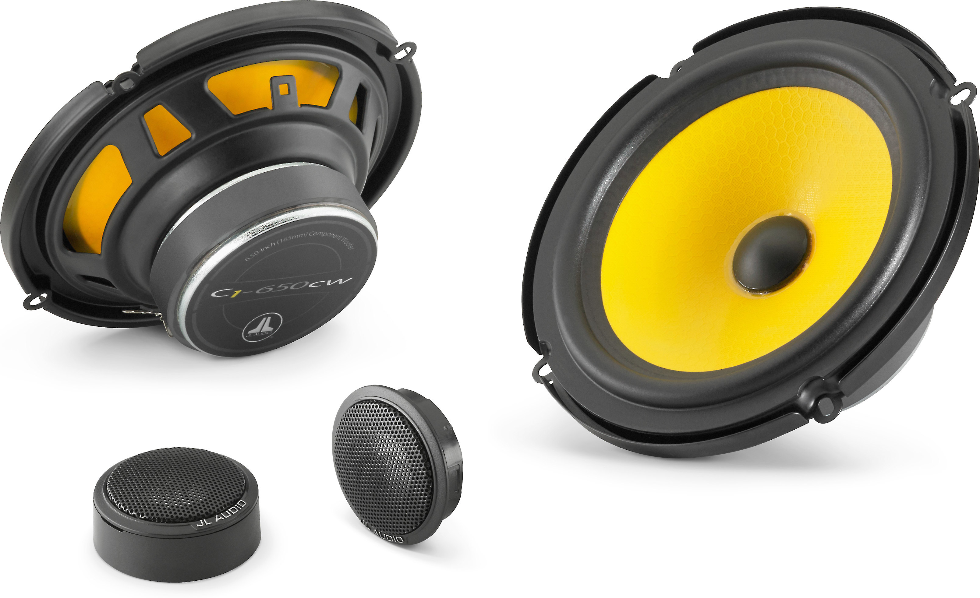 JL Audio 225 watts peak 6.5" 2-way coaxial & 6.5" component Car door speakers 