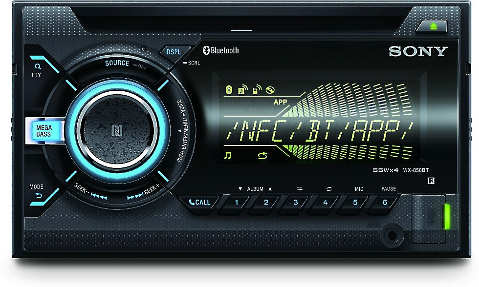 Sony WX-850BT CD receiver at Crutchfield.com