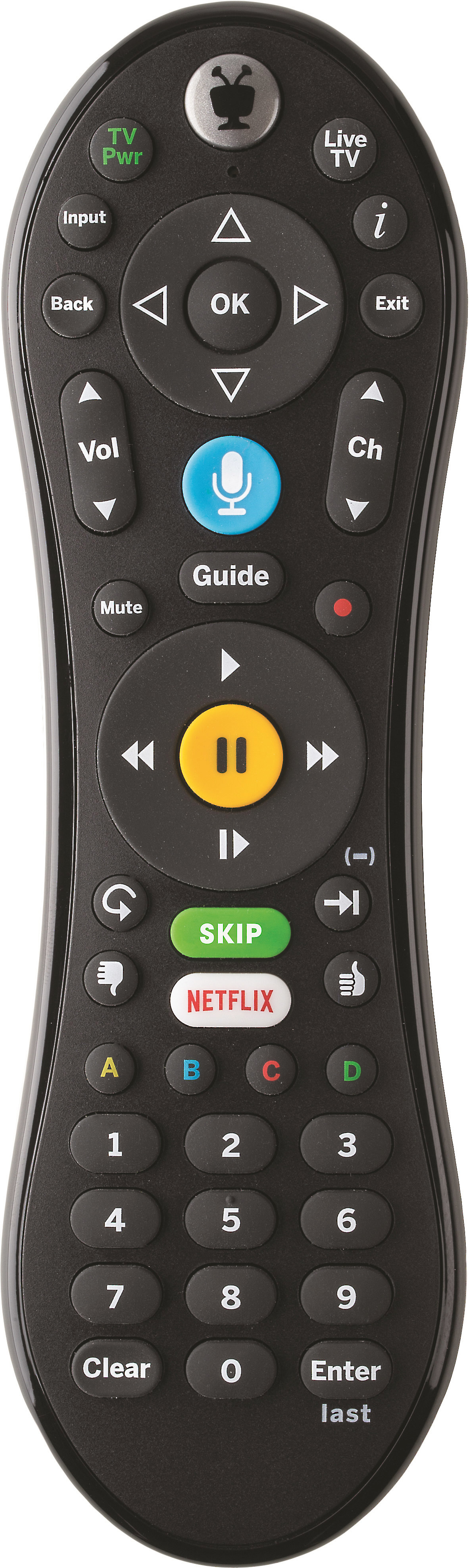 TiVo Vox™ Remote Adds voice control capability to TiVo Bolt DVRs at