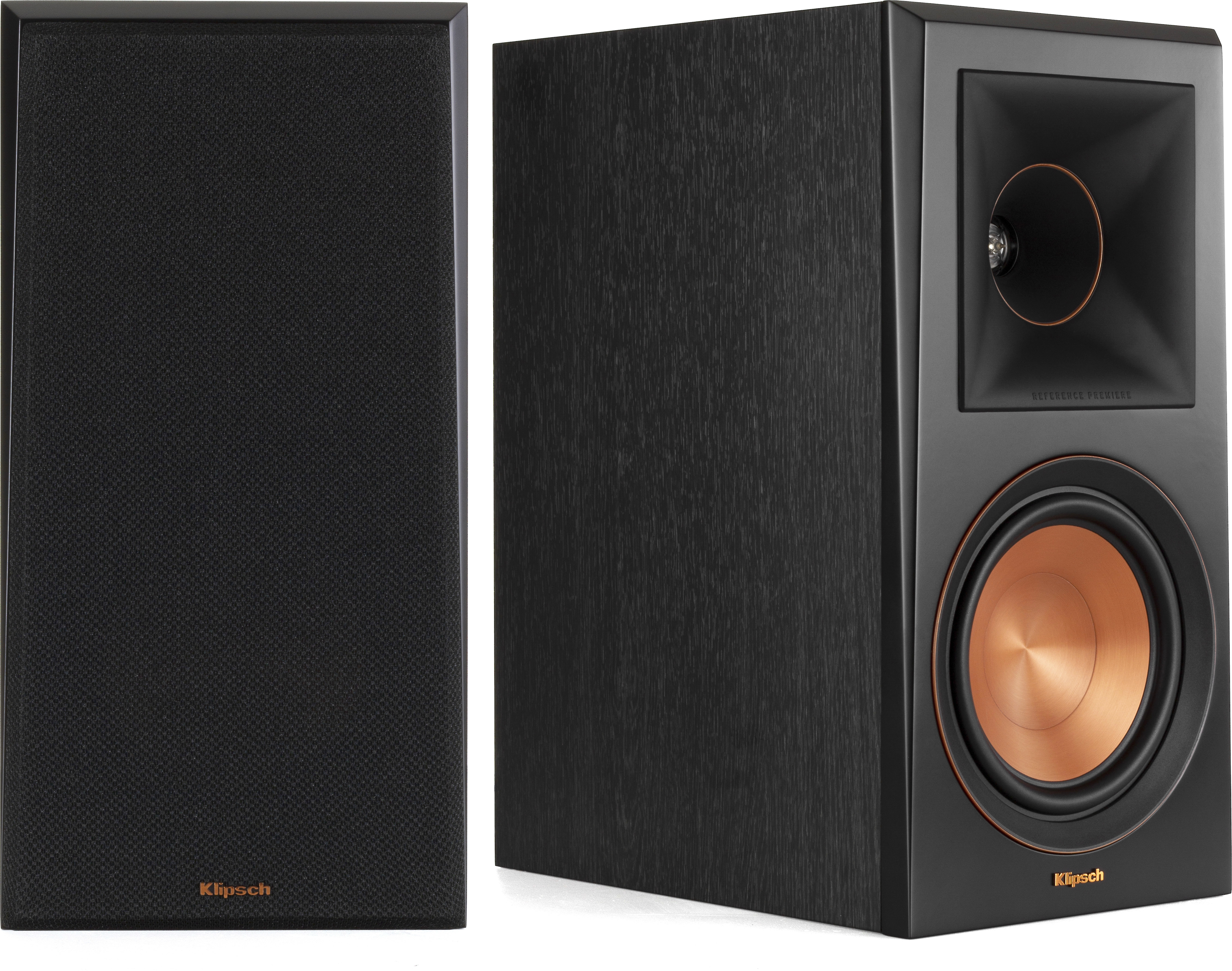 Klipsch Reference Premiere Rp 600m Ebony Bookshelf Speakers At