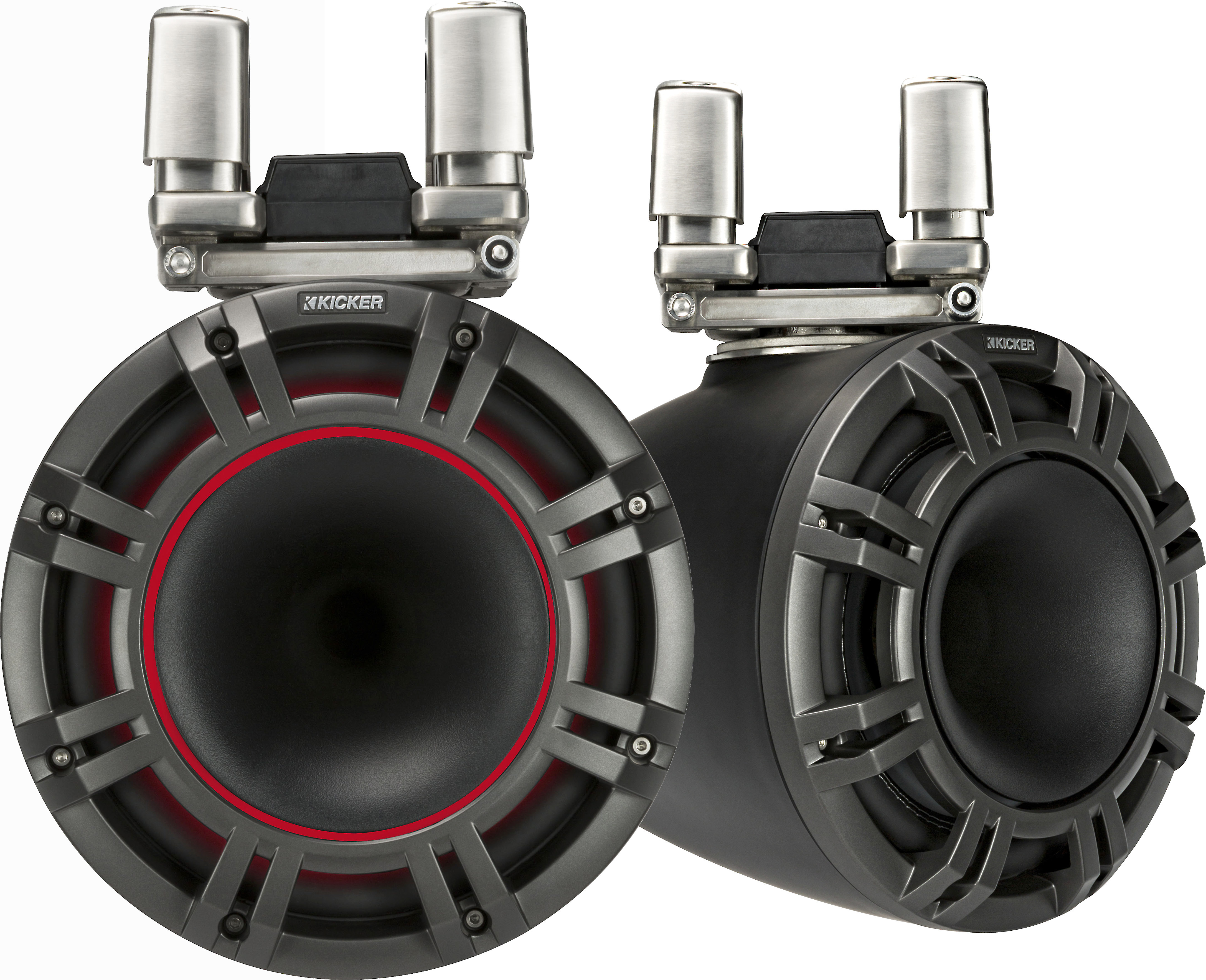 kicker boat tower speakers