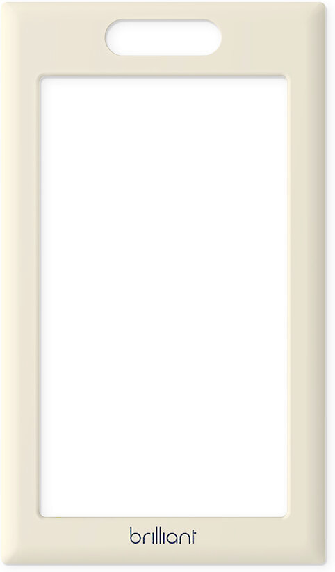 Customer Reviews: Brilliant Control Snap-on Frame (Almond) Swappable ...