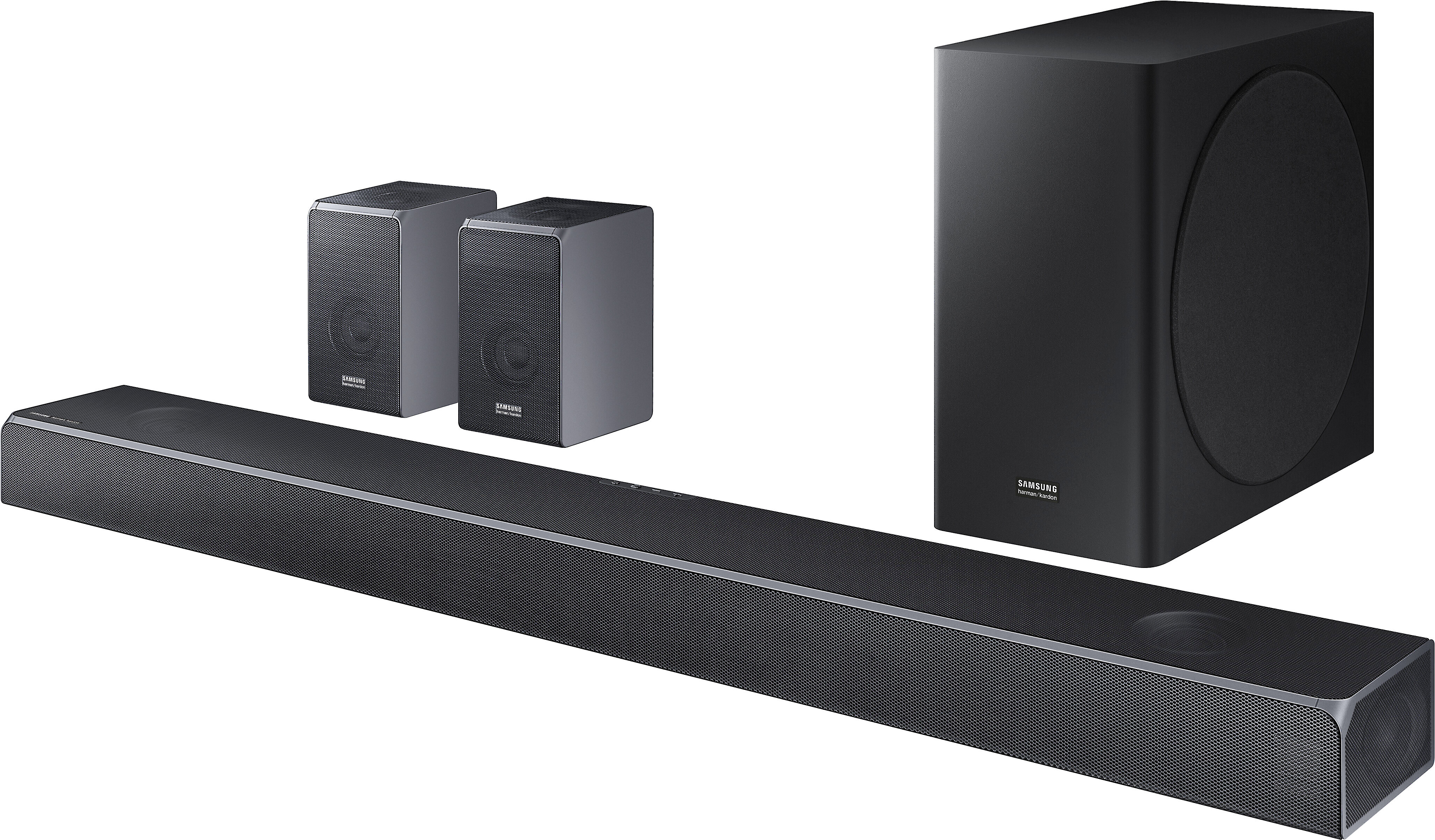 Samsung Harman Kardon Hw Q90r Powered 7 1 4 Channel Sound Bar