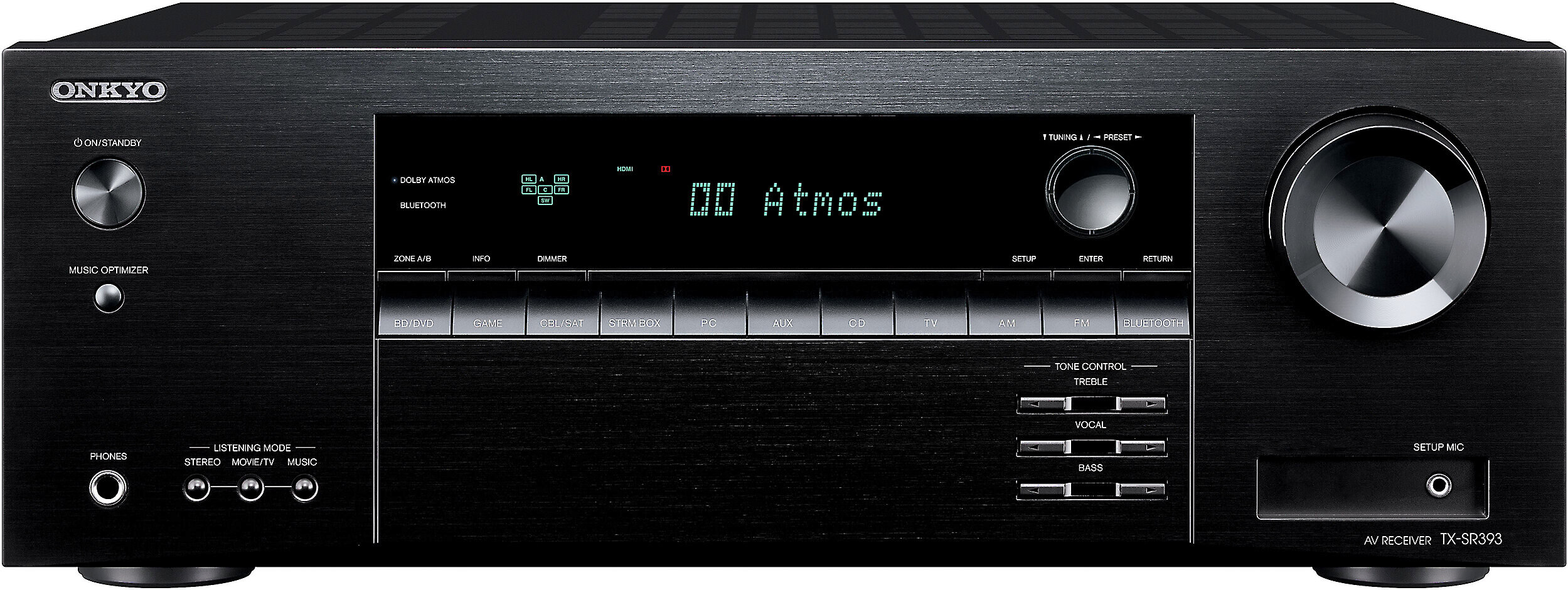 Customer Reviews: Onkyo TX-SR393 (2019 model) 5.2-channel home