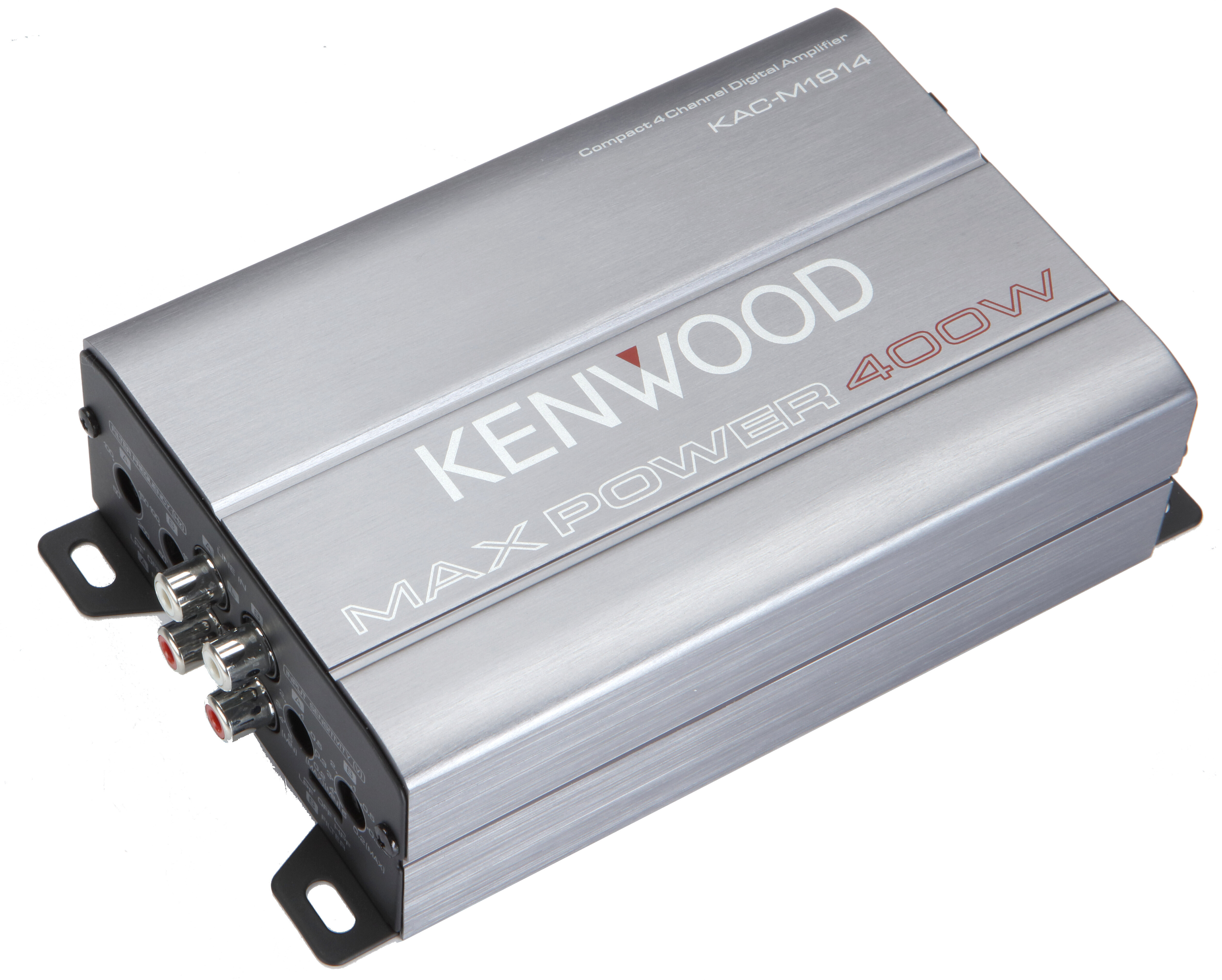 Kenwood KAC-M1814 4-Channel Compact Bridgeable Marine//Motorsports 400W Max Power Digital Amplifier