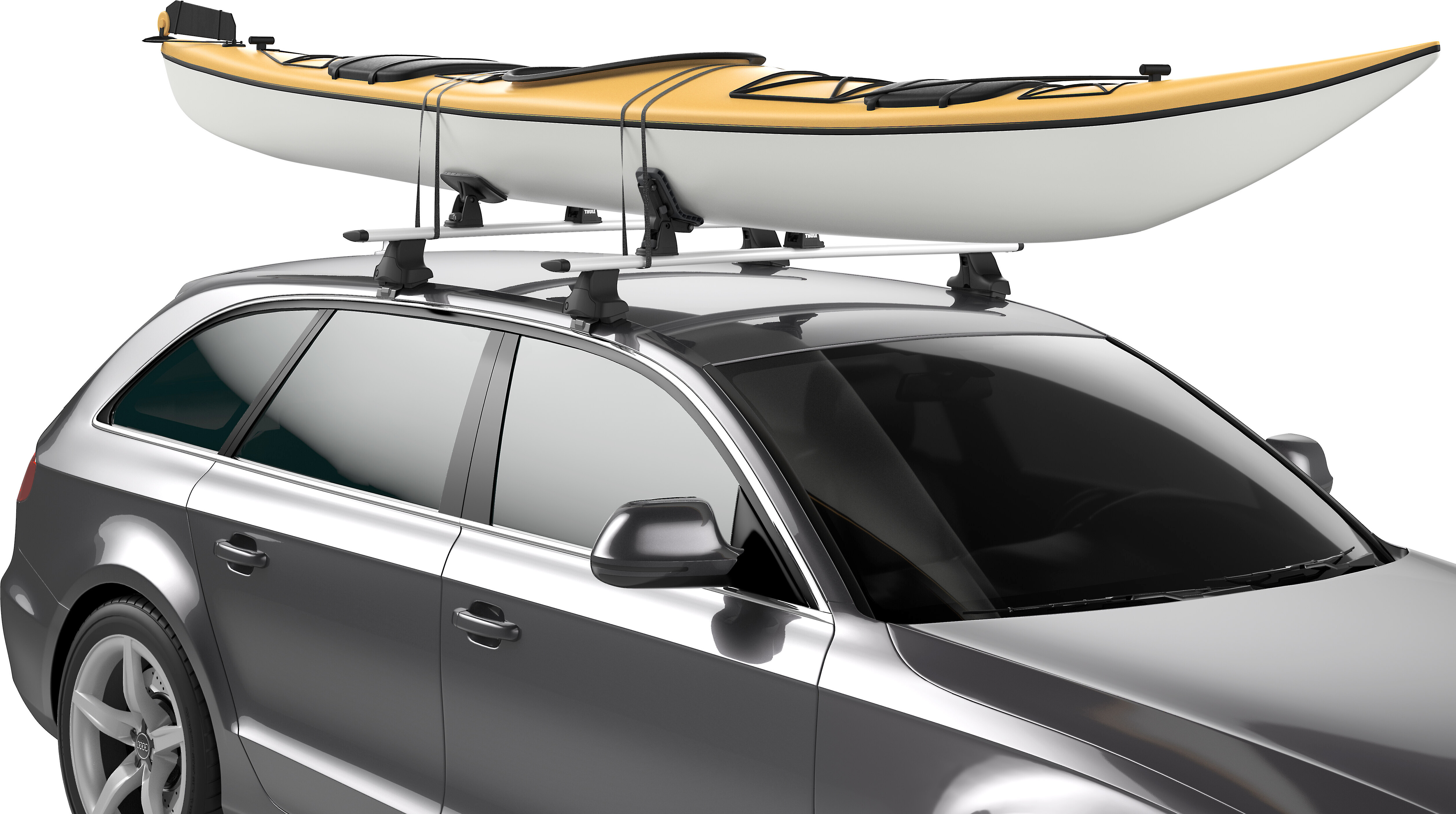 Thule 839 GetAGrip Oar and Paddle Roof Rack Mount Carrier Sports