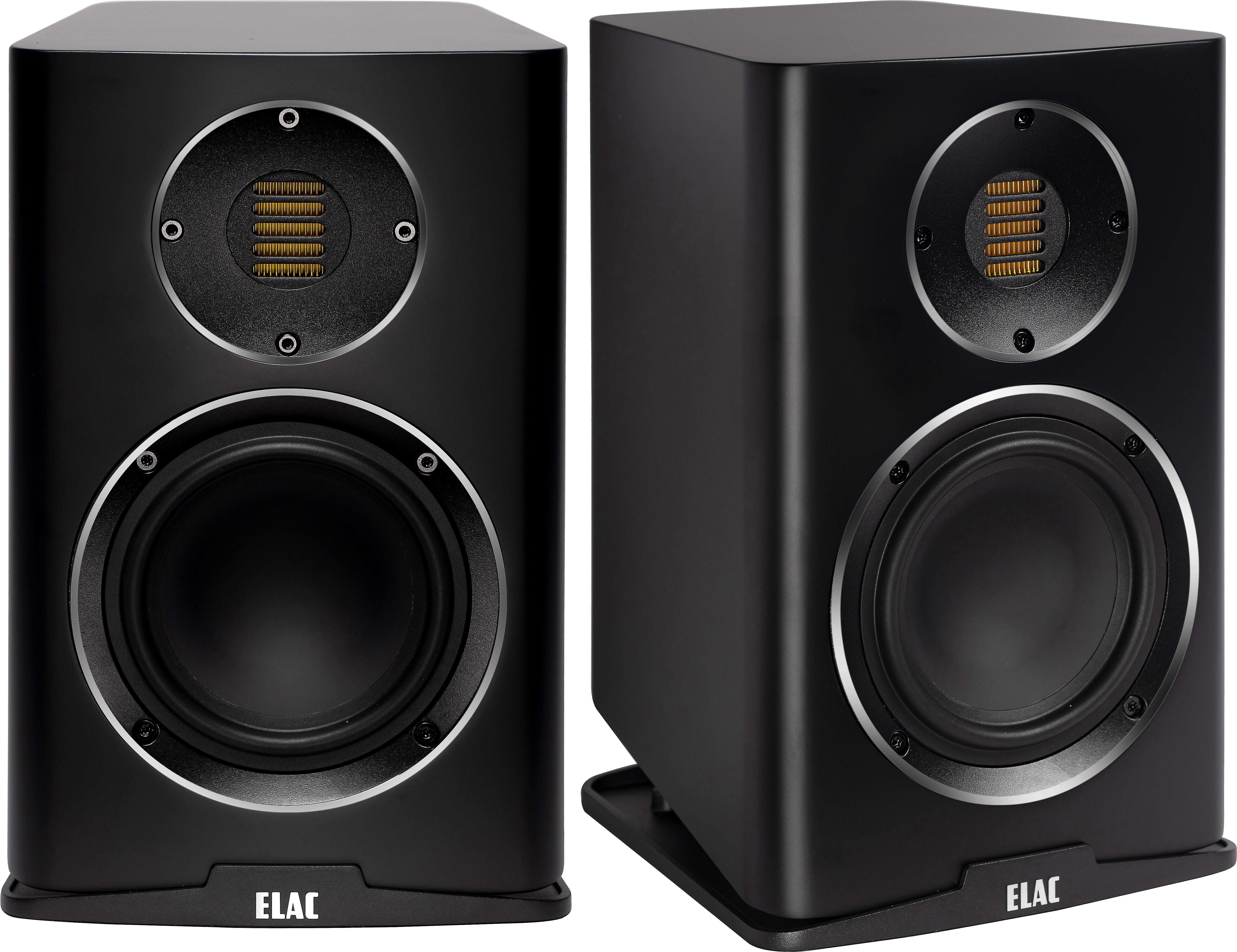 Customer Reviews: ELAC Carina BS243.4 (Satin Black) Compact bookshelf  speakers at Crutchfield