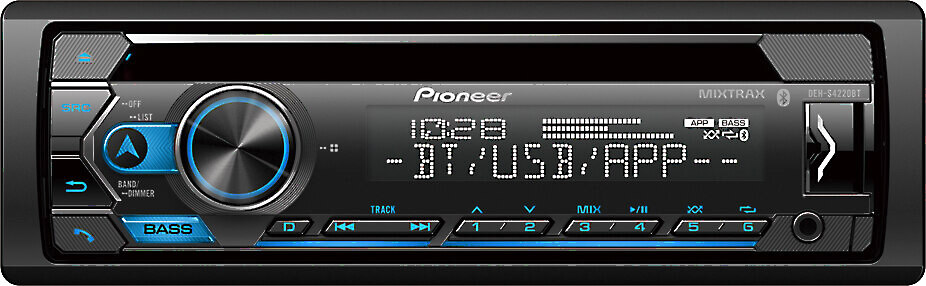 Pioneer DEH-X6800BT CD receiver at Crutchfield