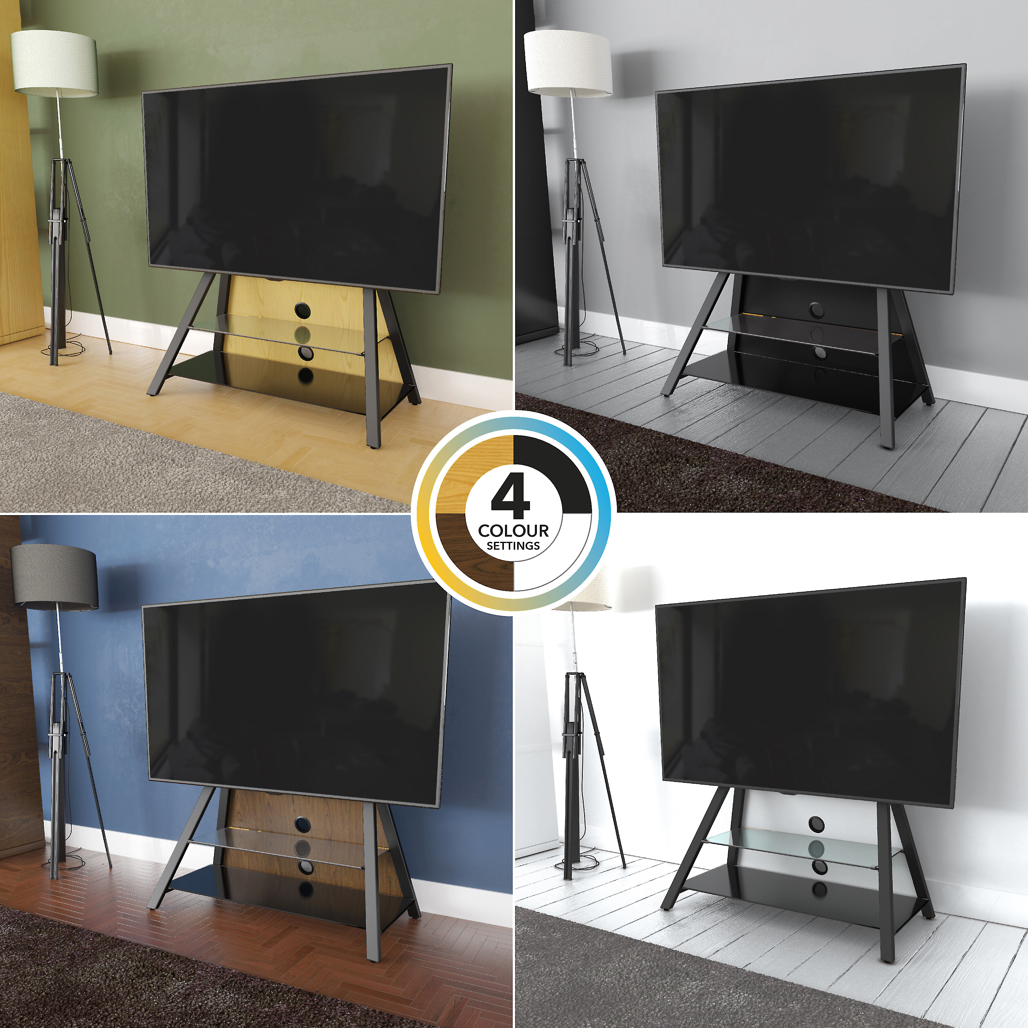 Customer Reviews: AVF Options Easel TV Stand (EASL925A) Stand for TVs ...