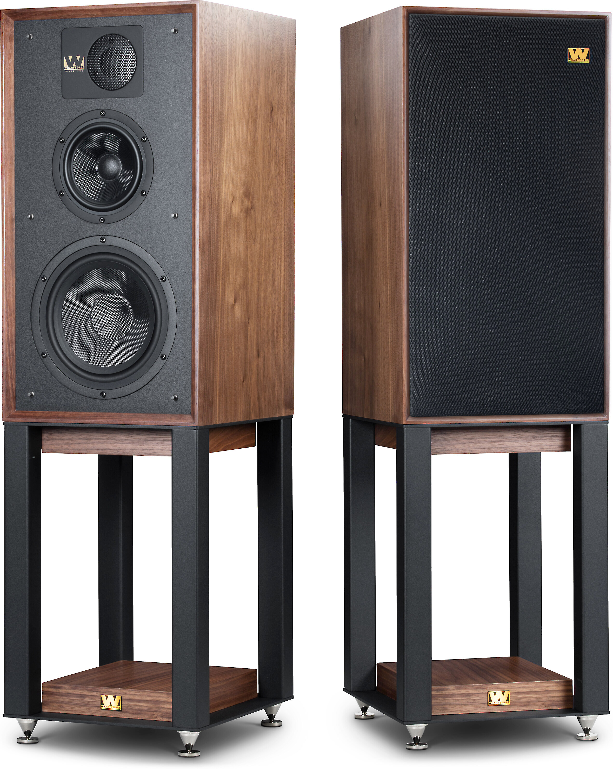 Matched　Reviews:　speakers　stand-mount　at　of　with　Wharfedale　stands　LINTON　speaker　Heritage　pair　(Walnut)　Customer　Crutchfield