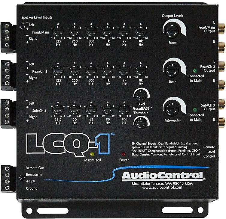 AudioControl LCQ1 (White) 6channel line output converter with