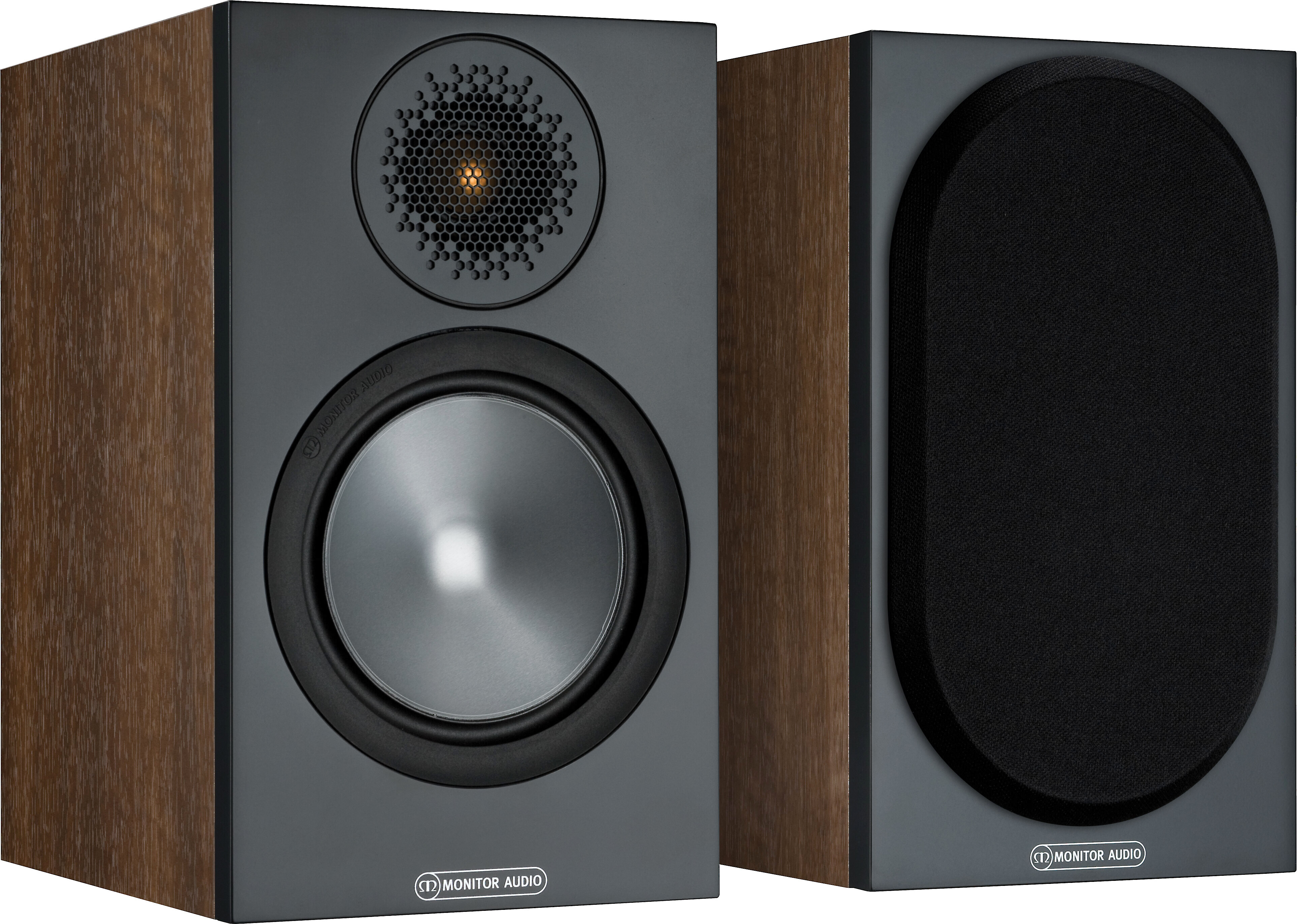 kursiv Og beton Customer Reviews: Monitor Audio Bronze 50 (Walnut) Bookshelf speakers at  Crutchfield