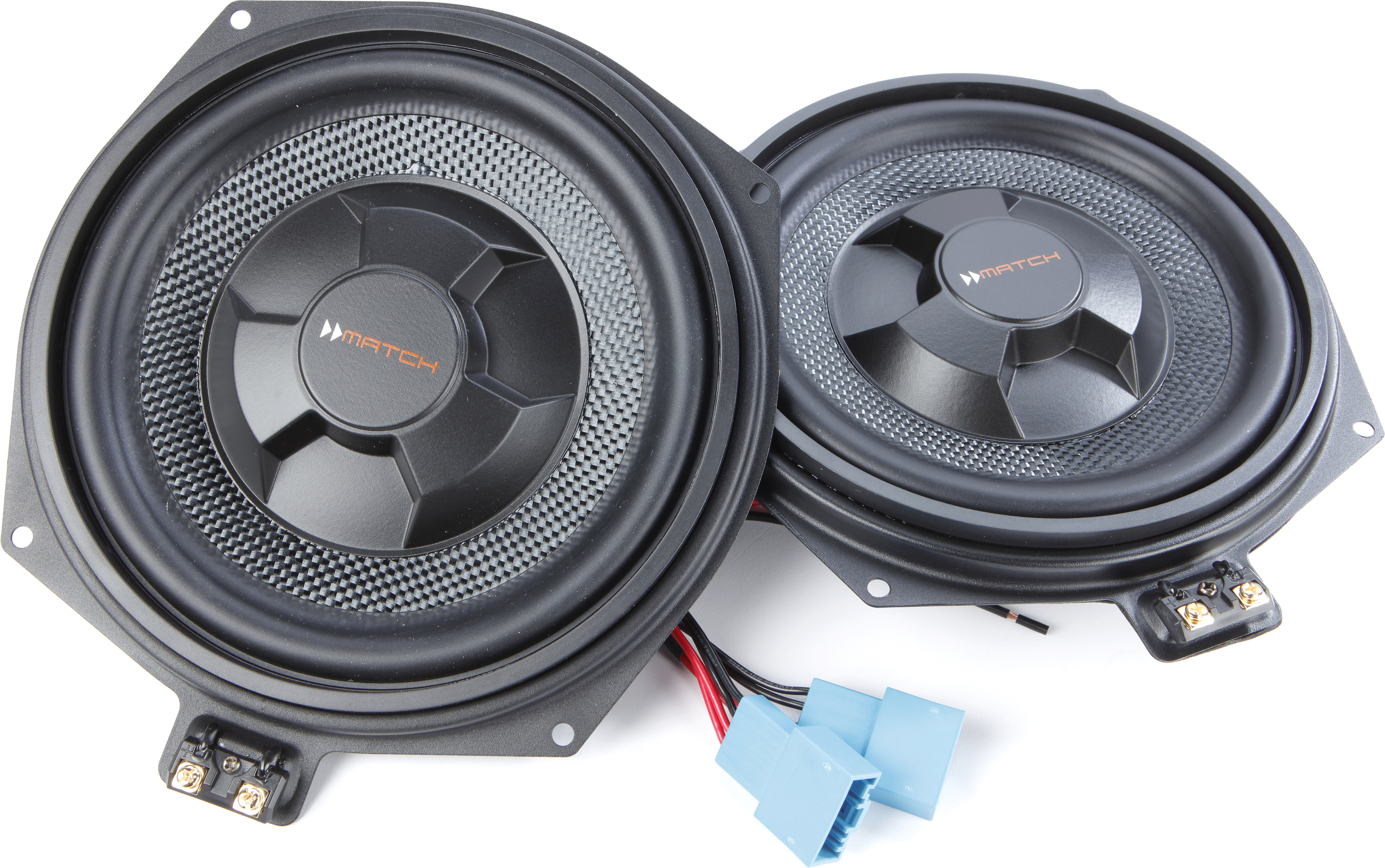 Customer Reviews: MATCH W8BMW-S 8" shallow-mount component subwoofers — designed to fit select BMW under-seat subs at Crutchfield